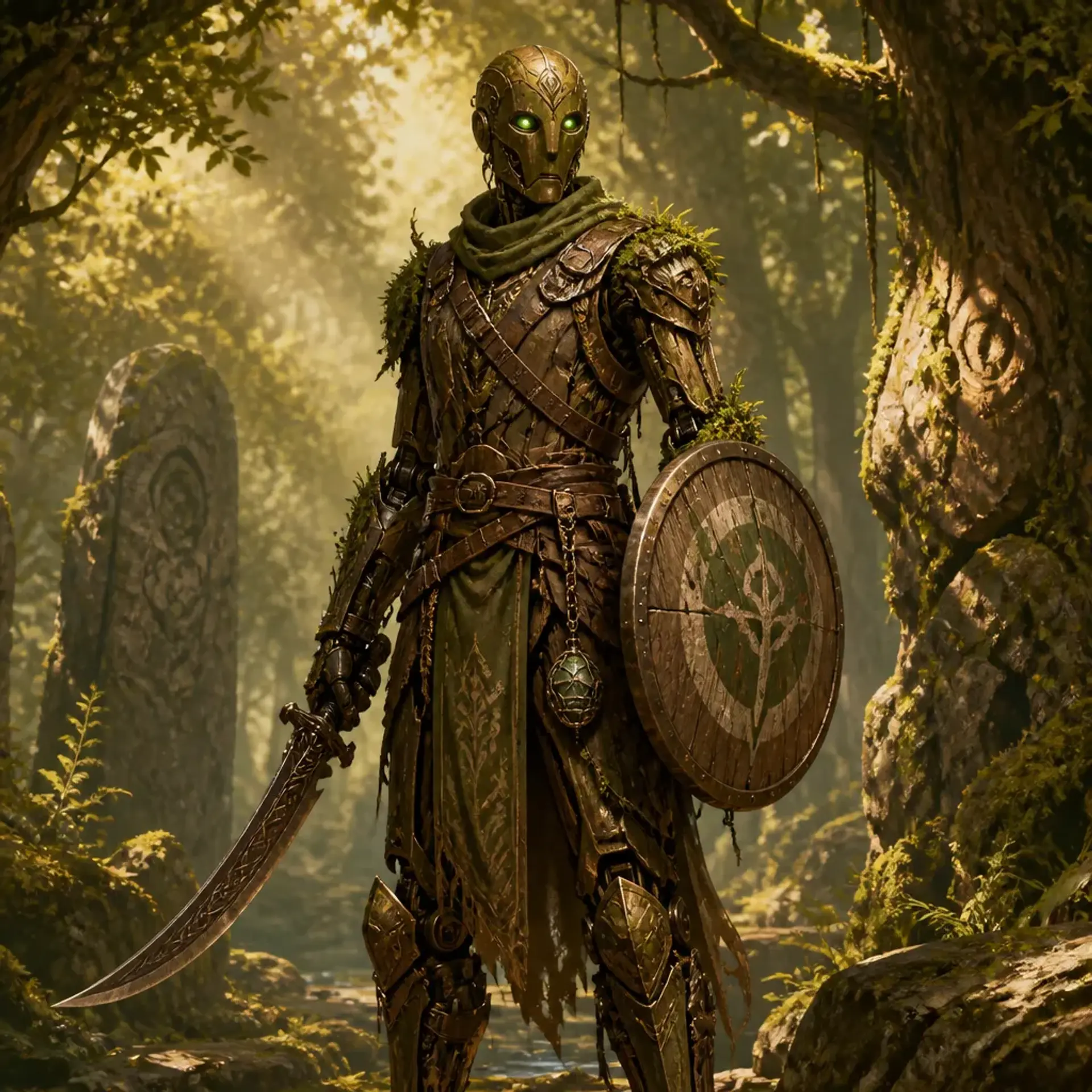 Bramble-7, Called Vell - AI-generated fantasy Character