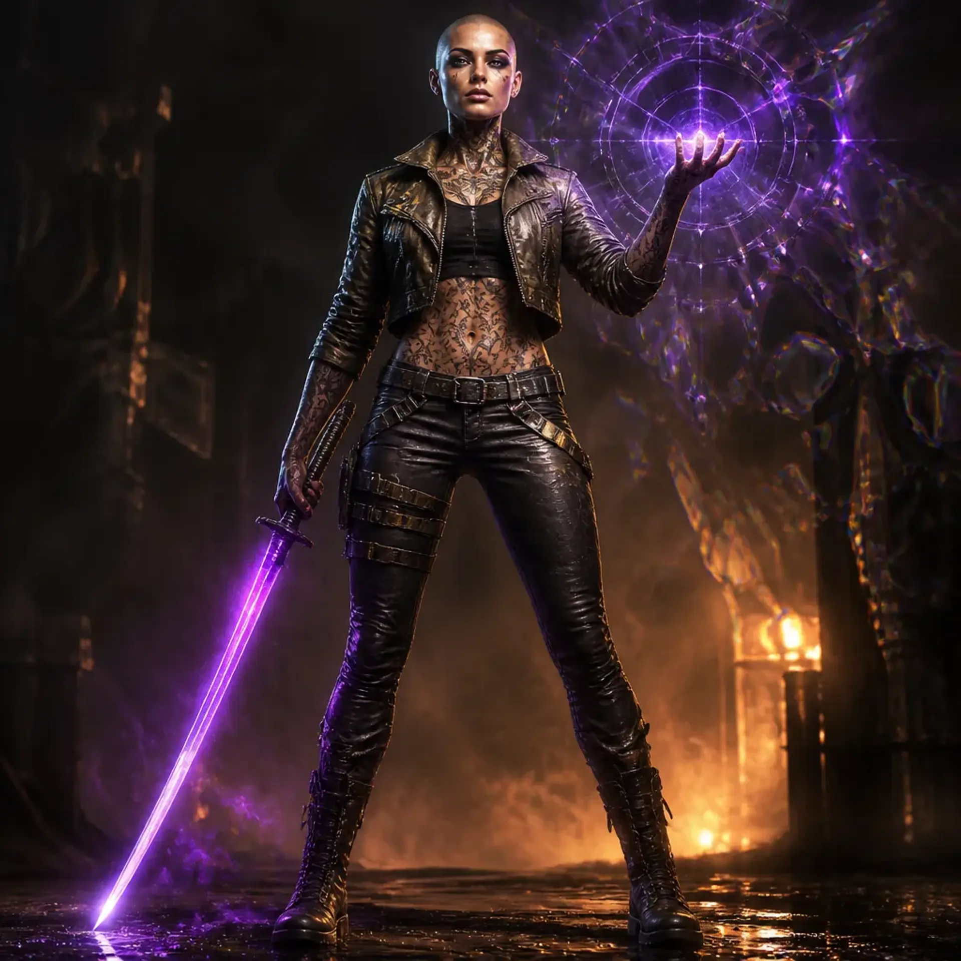 Kaia Voss - AI-generated fantasy Character