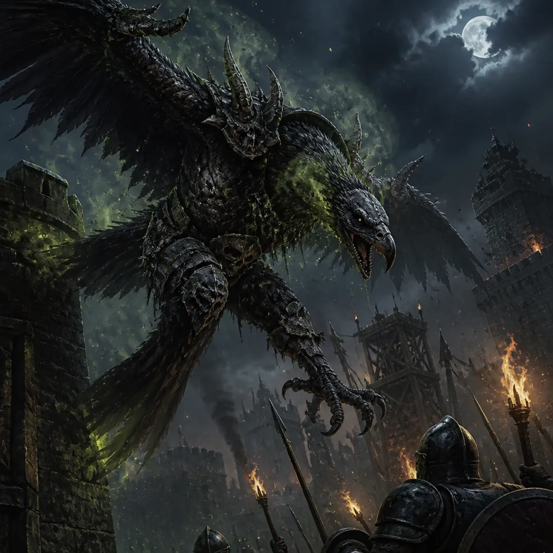 Vrock - AI-generated fantasy Monster