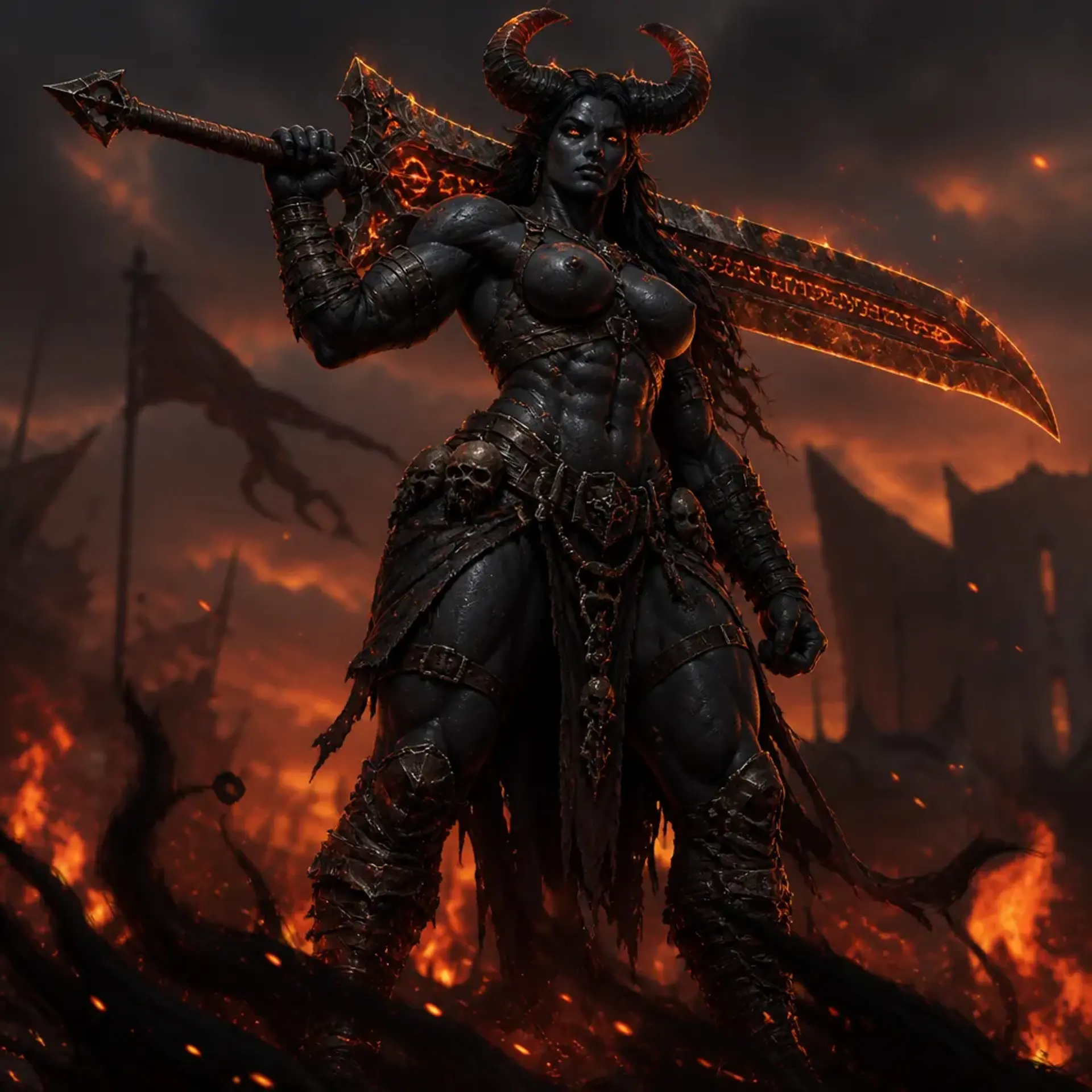 Varra the Severer - AI-generated fantasy Character