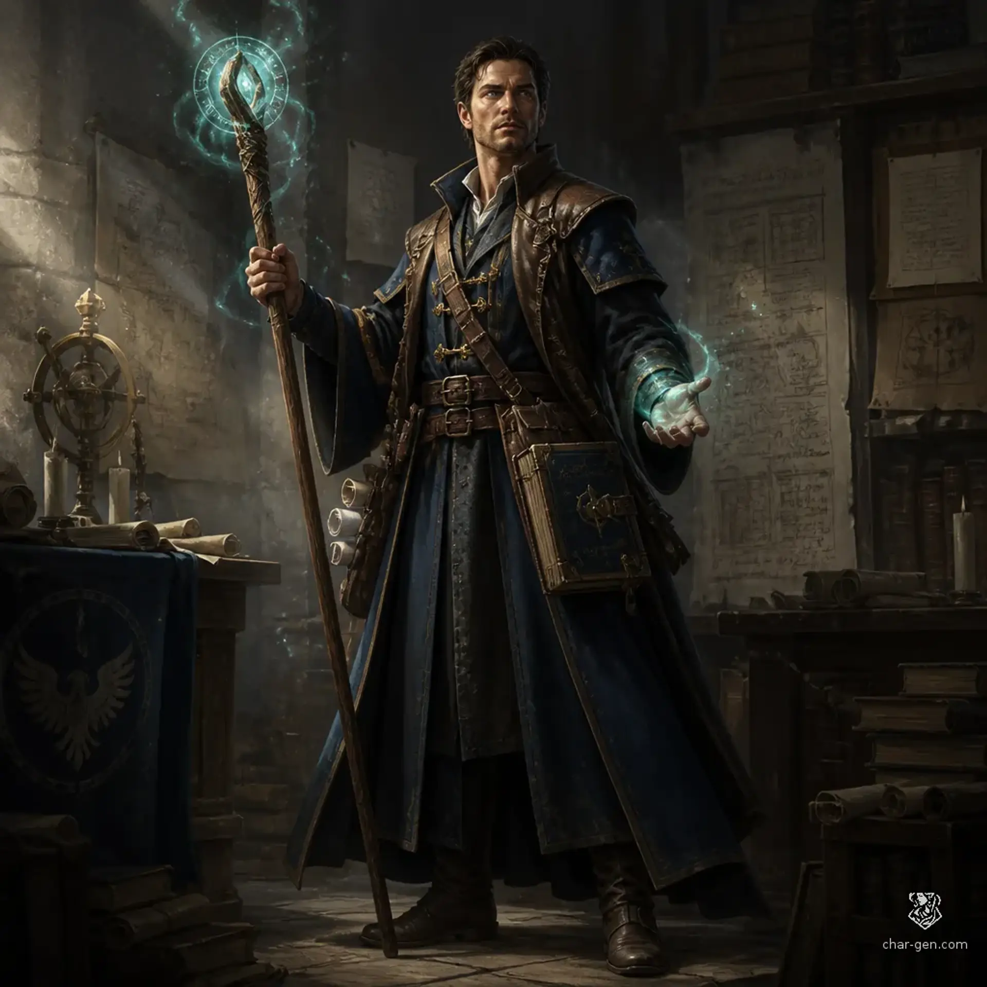 Kethan Gwyllt - AI-generated fantasy Character