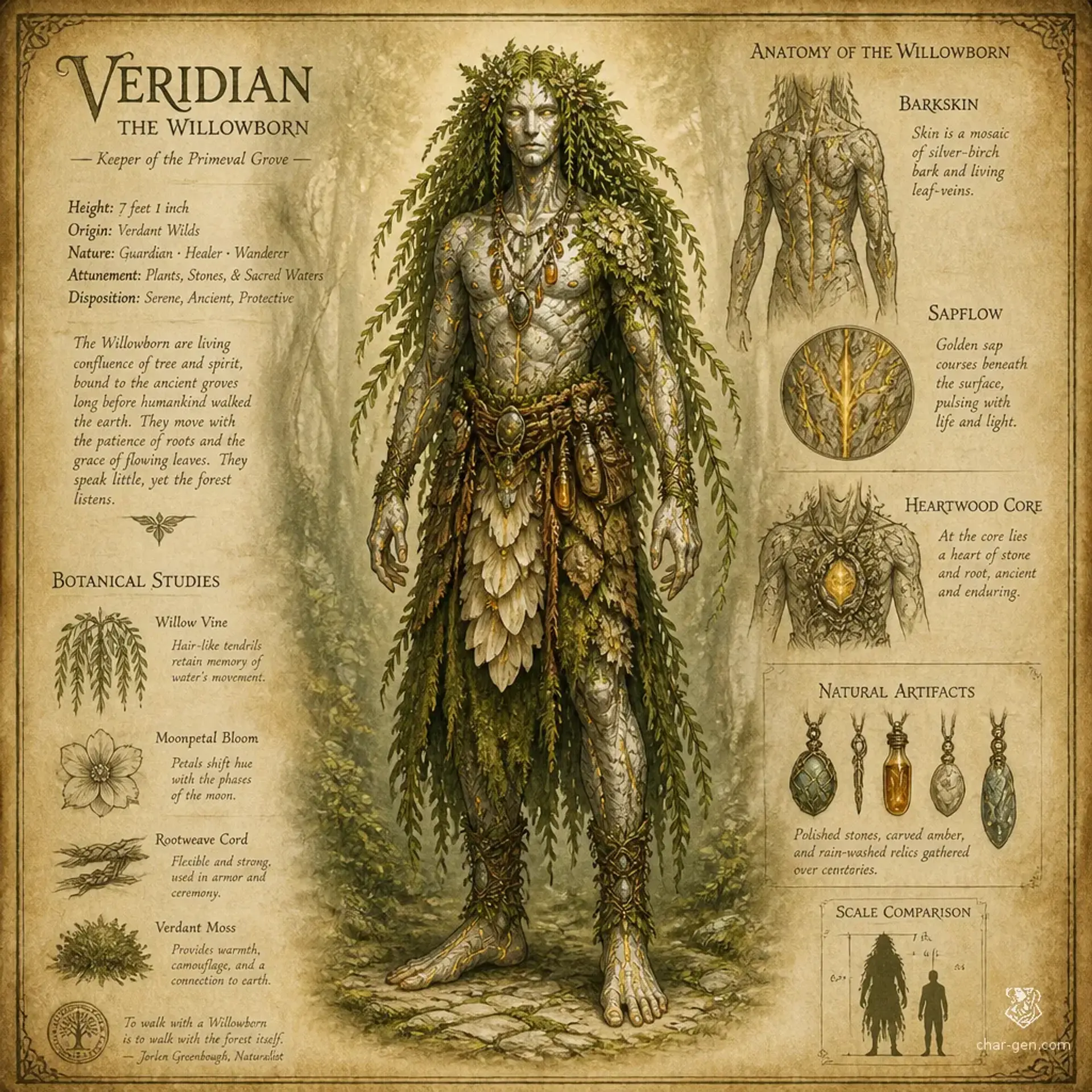 Verdanthri - AI-generated fantasy Species