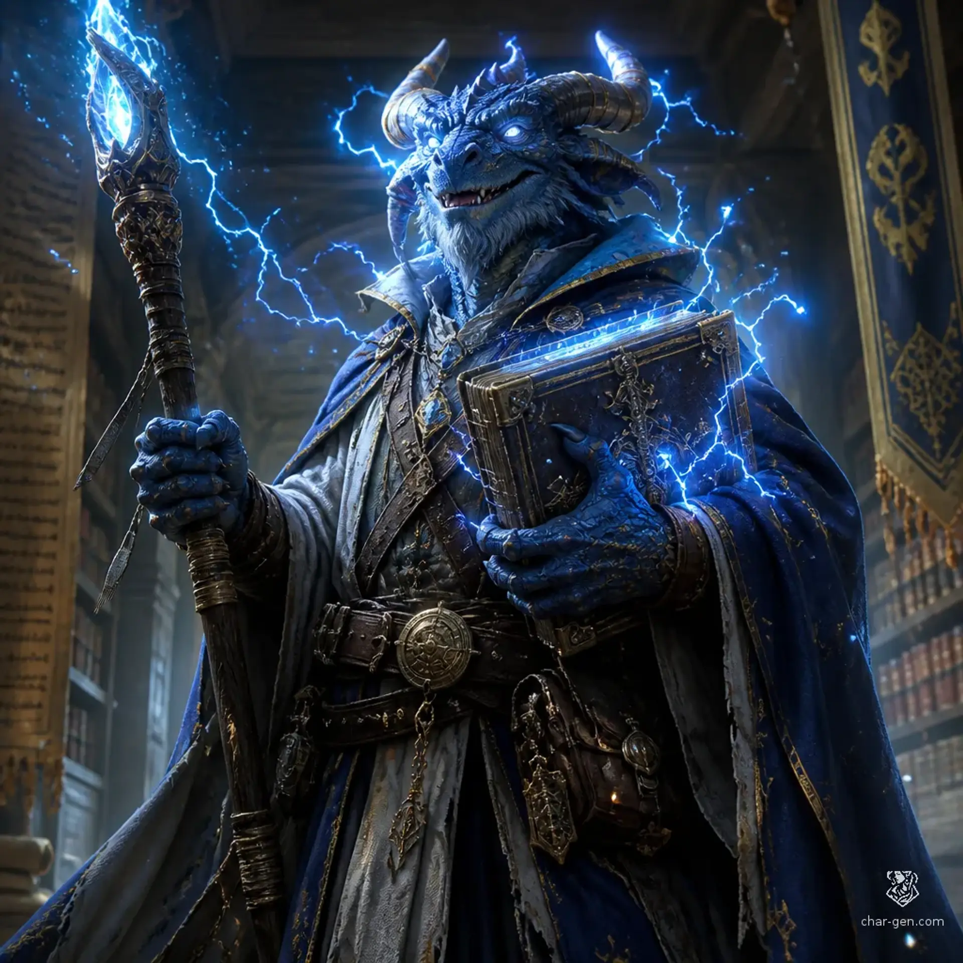 Rivan Delmirev - AI-generated fantasy Character