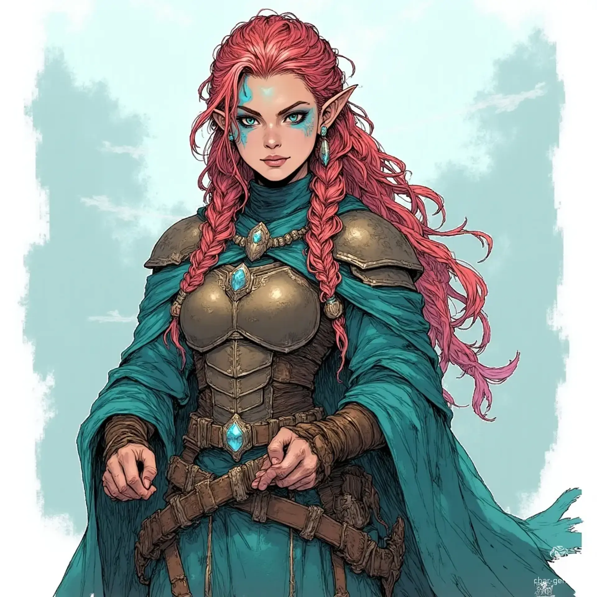Sylithrys Velaquinn - AI-generated fantasy NPC