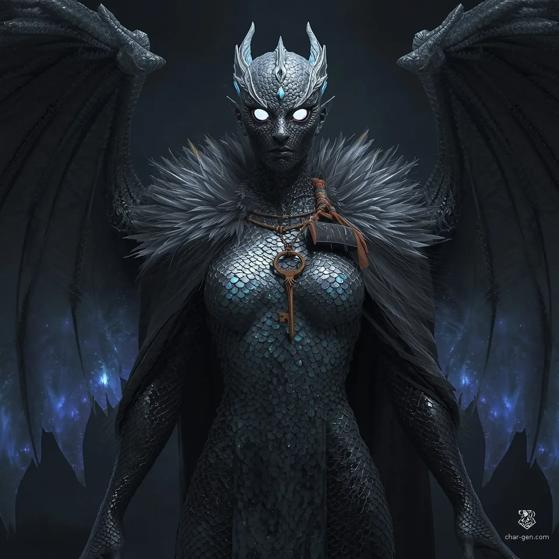Korthalax the Unbound - AI-generated fantasy NPC