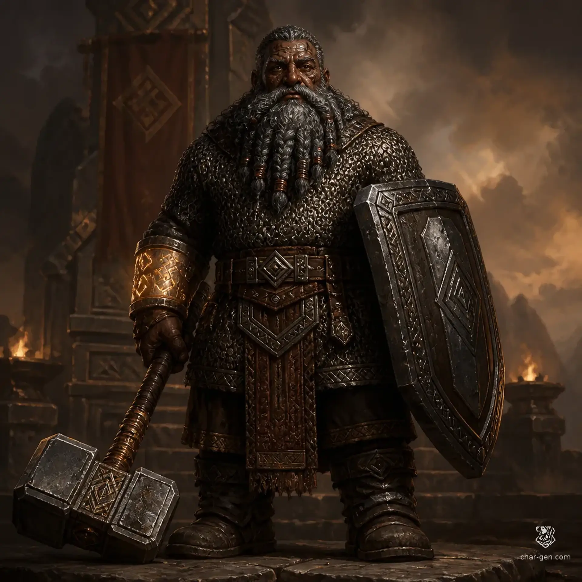 Brakkon Stonewhistle - AI-generated fantasy Character