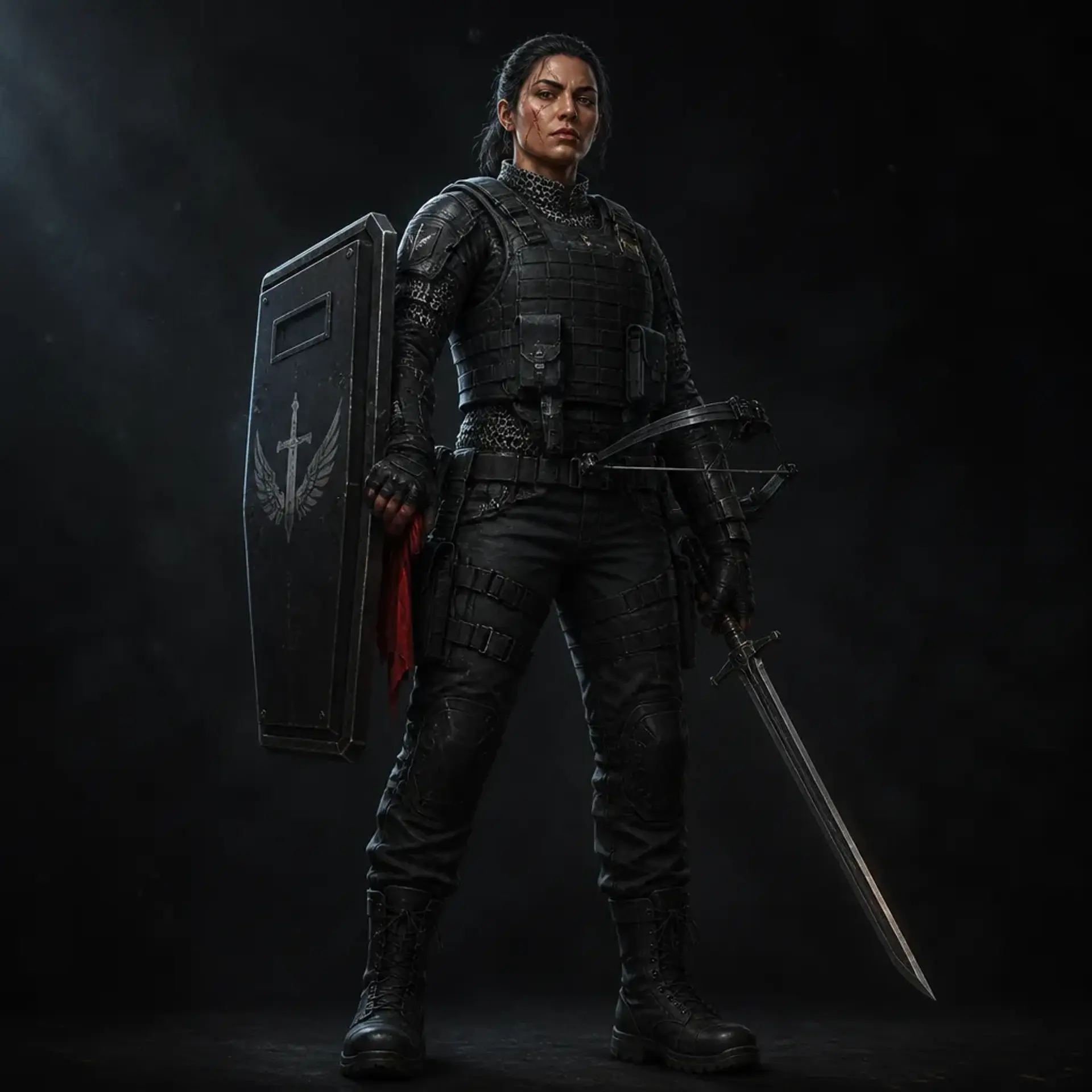 Shiria Voss - AI-generated fantasy Character