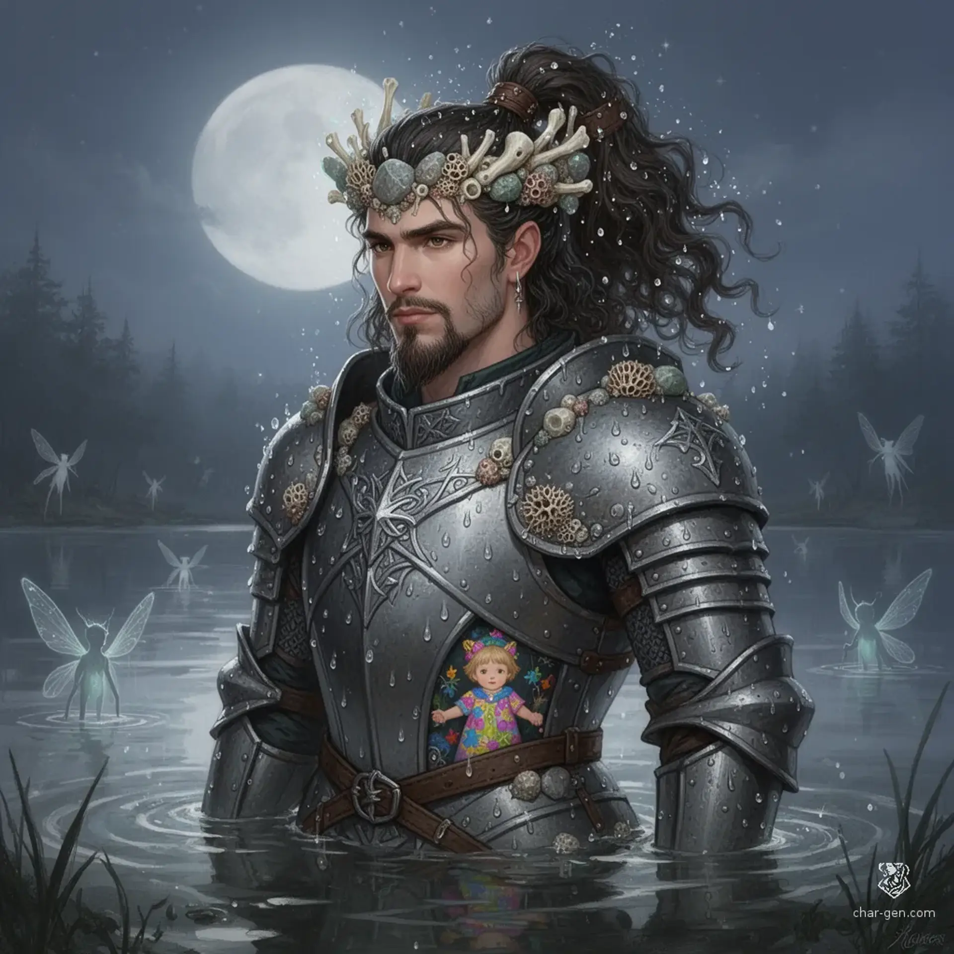 Mordred Le Fey - AI-generated fantasy NPC