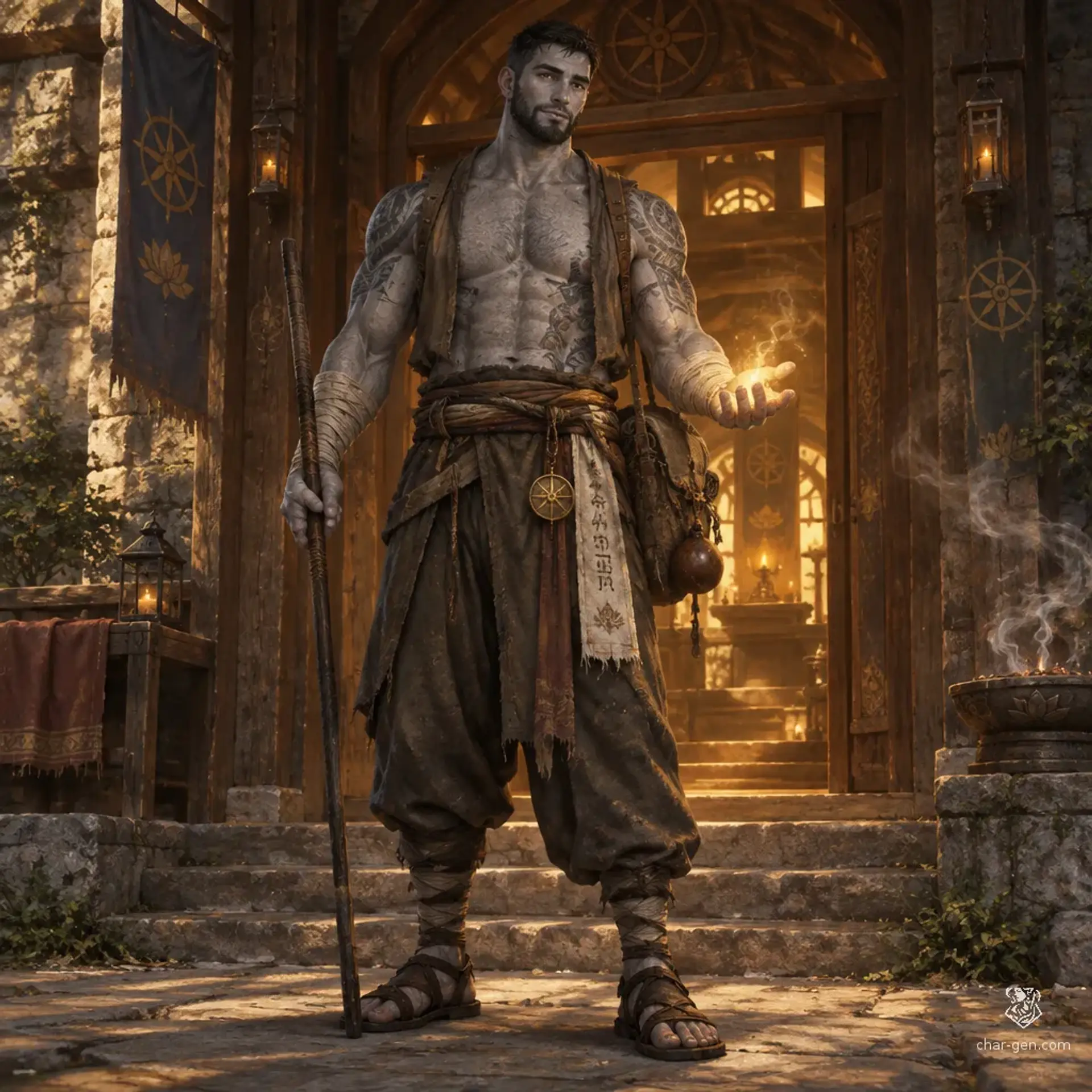 Jorath - AI-generated fantasy Character