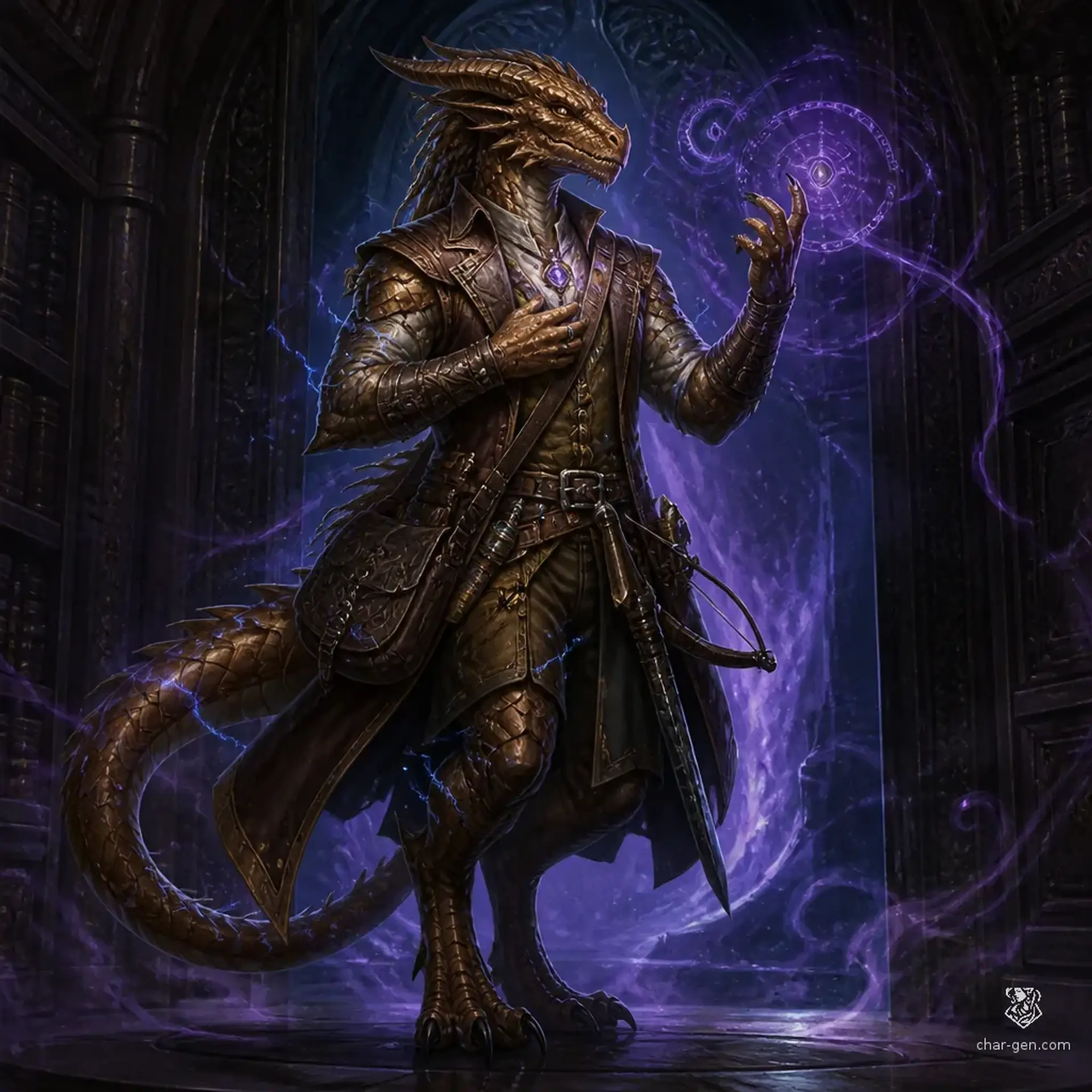Mbarik Sondr - AI-generated fantasy Character