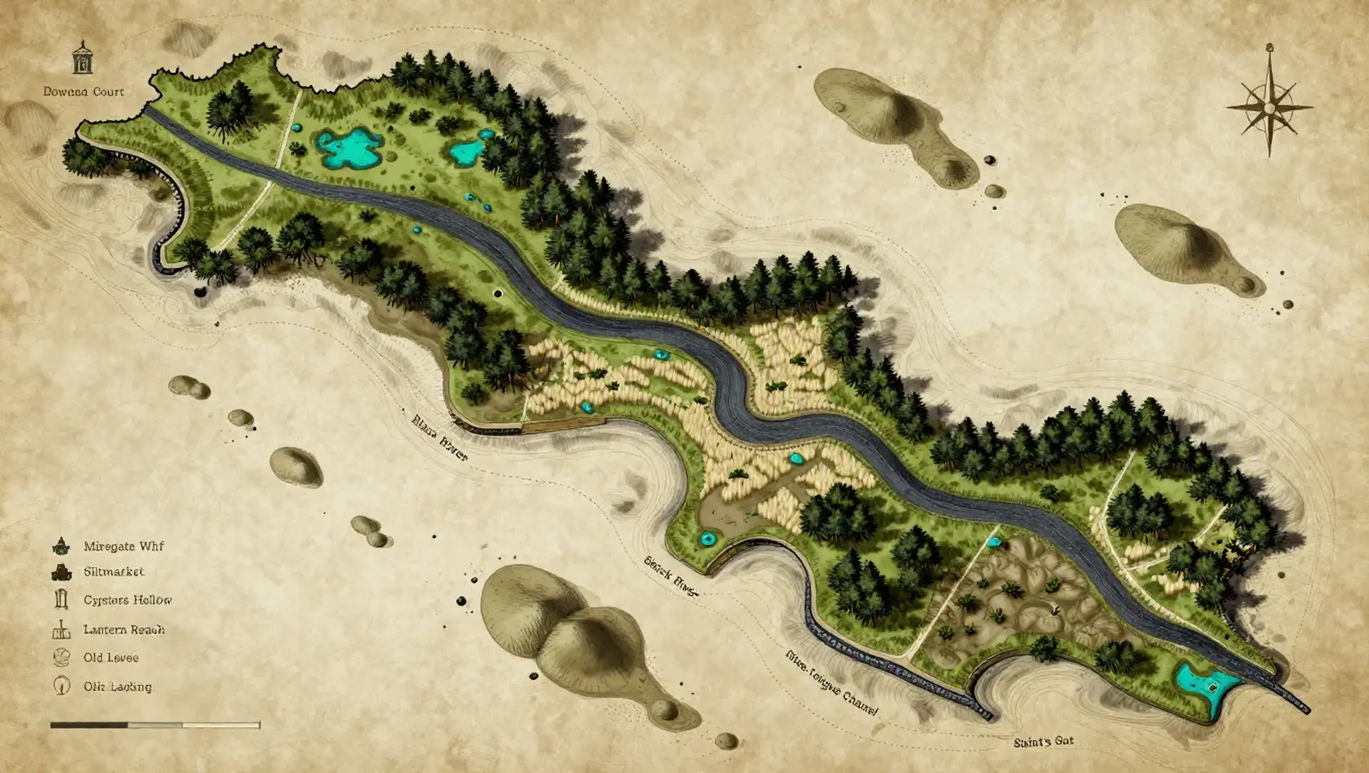 Blackfen - AI-generated fantasy Region
