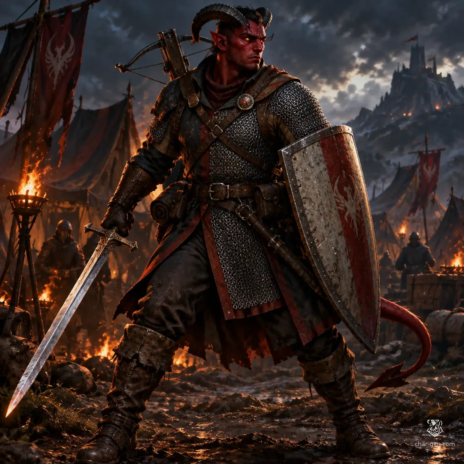 Akmenon - AI-generated fantasy Character