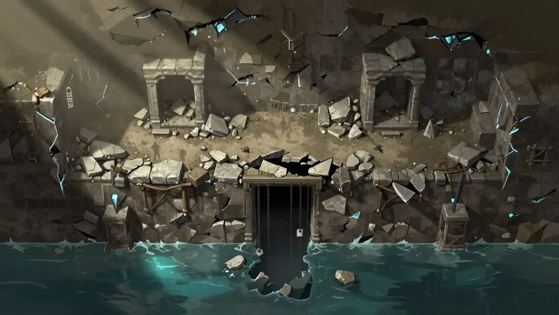 Rescue the Miners Before the Galleries Collapse - AI-generated fantasy Encounter
