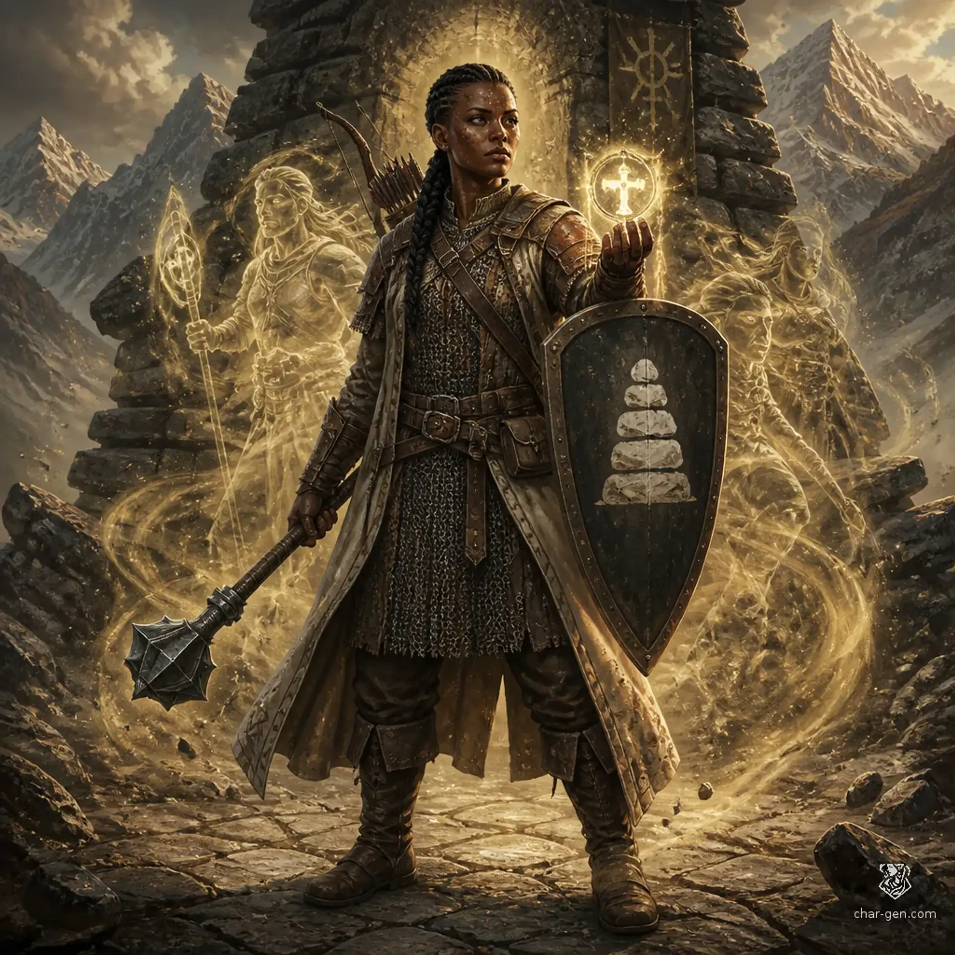 Varka - AI-generated fantasy Character