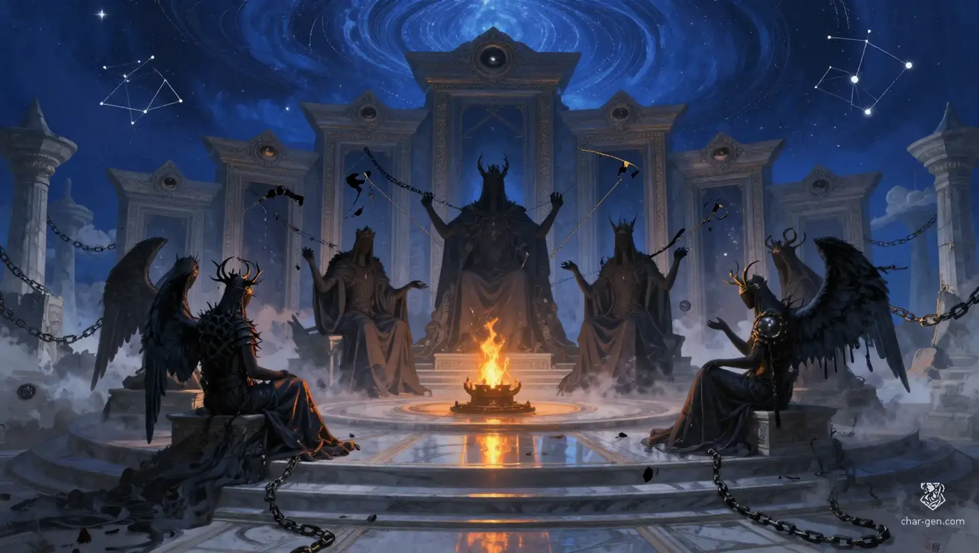 The Seven Below