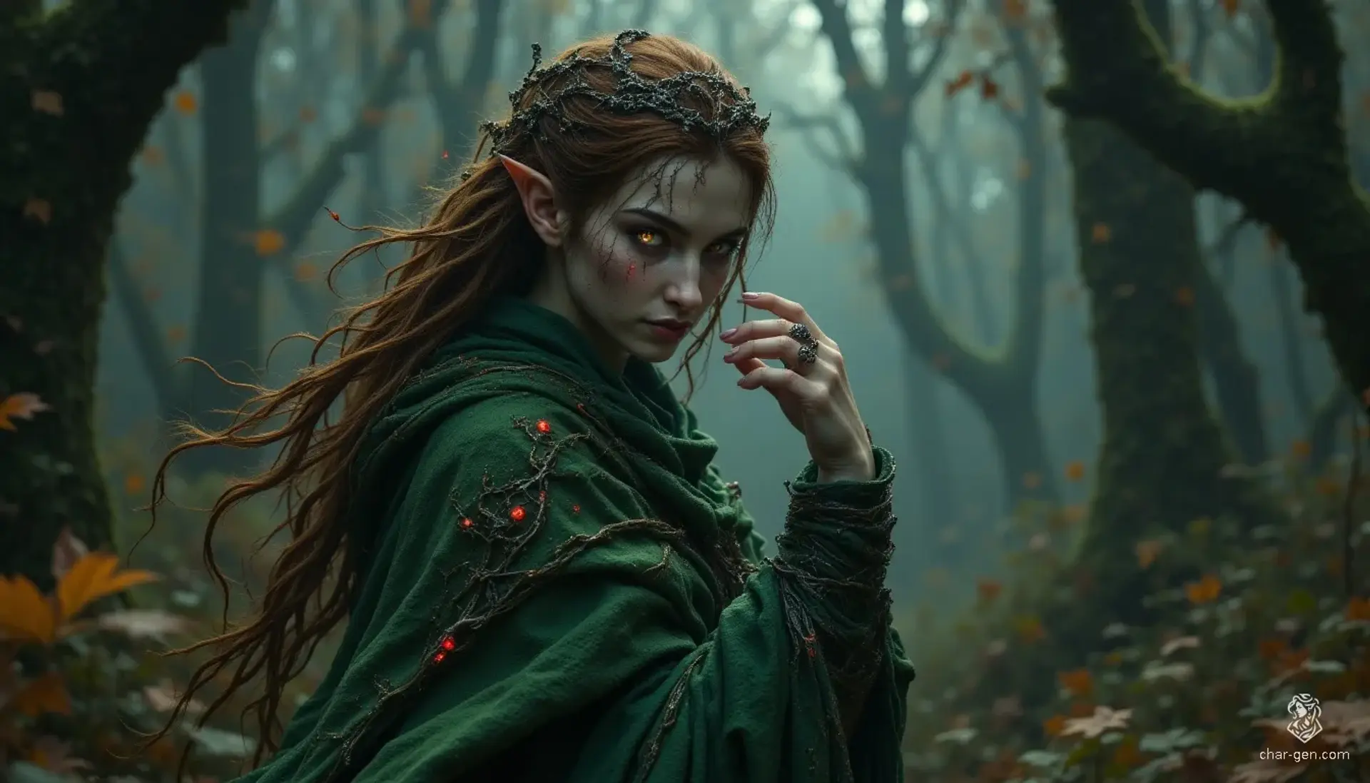 Myrelis Thalorien - AI-generated fantasy NPC