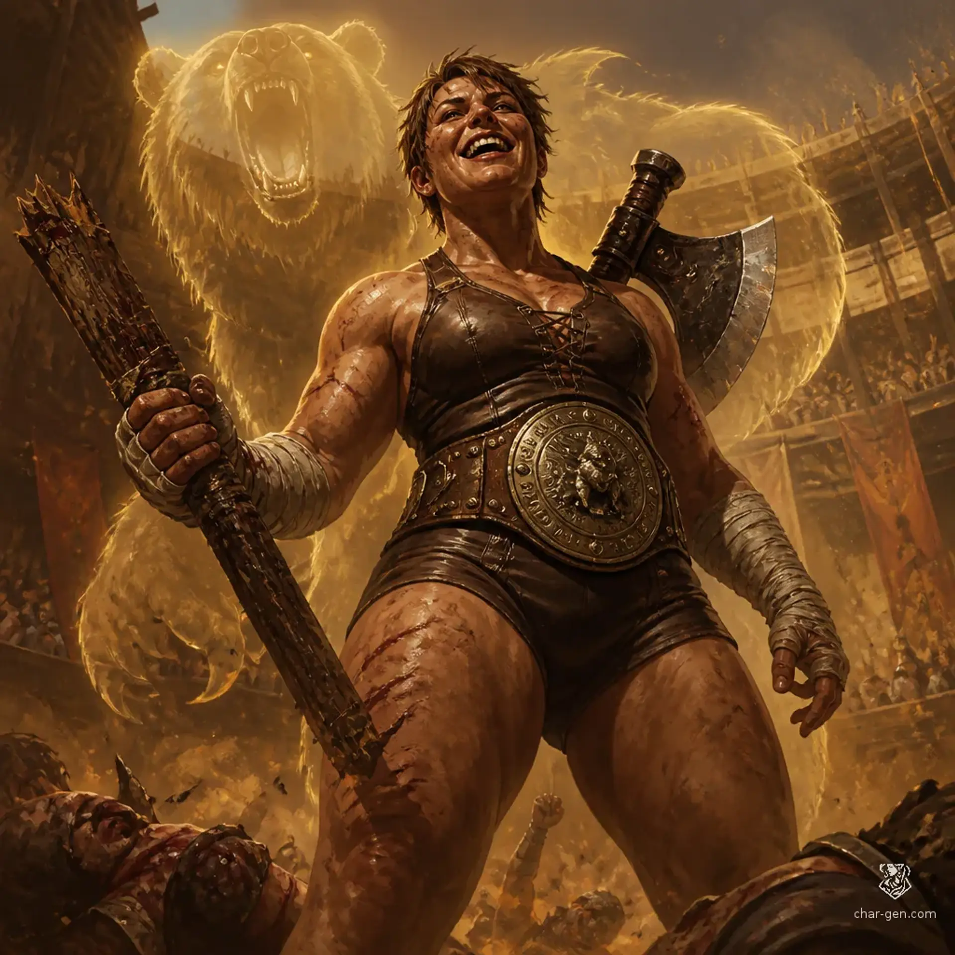 Basher Beatrice Vane - AI-generated fantasy Character