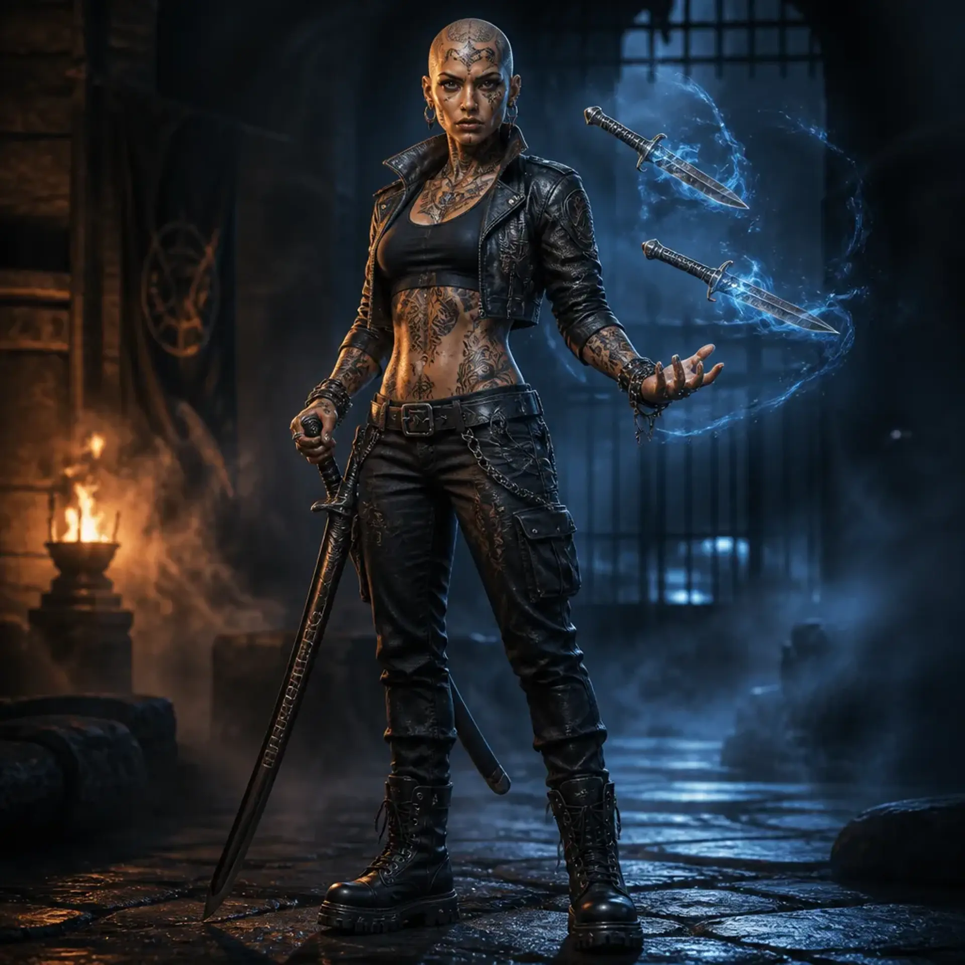 Vikasha - AI-generated fantasy Character