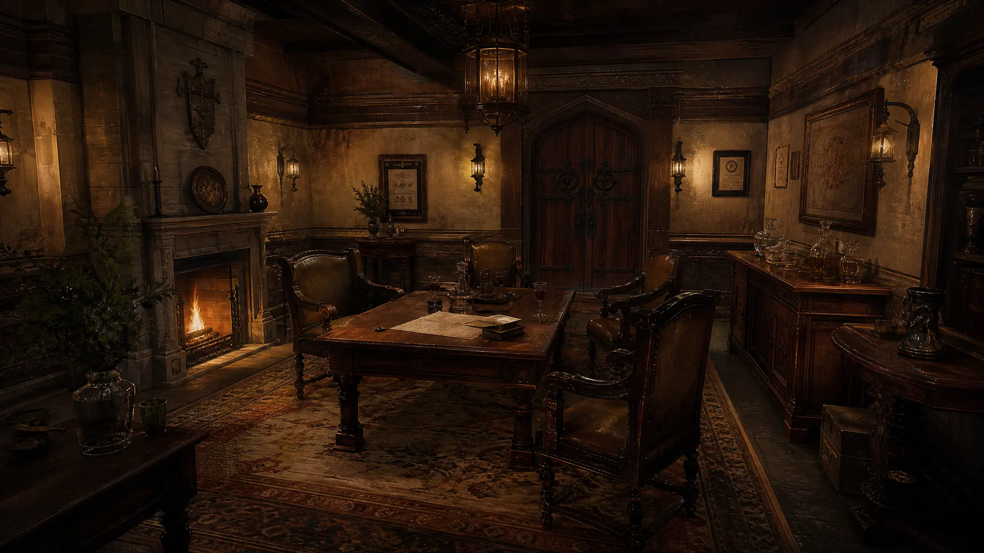 Grimtistels Gård - AI-generated fantasy Tavern