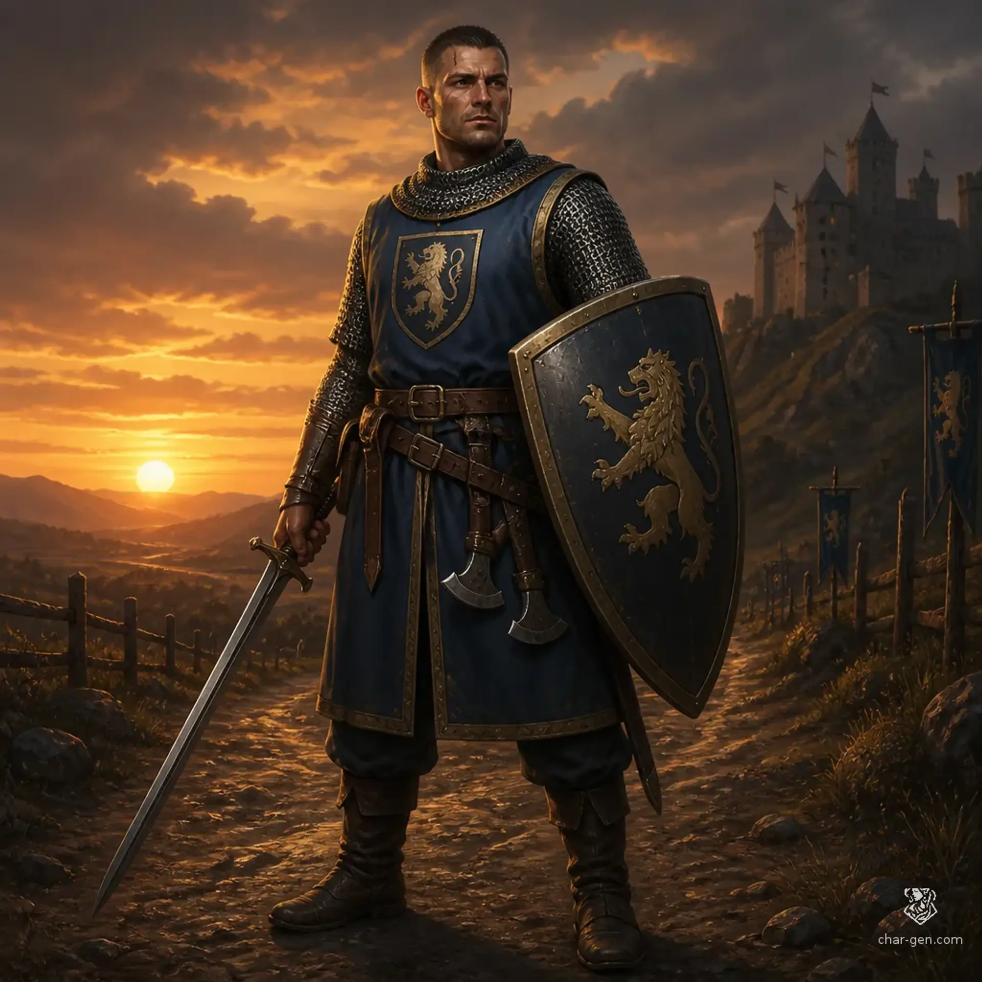 Kaelen Thorne - AI-generated fantasy Character