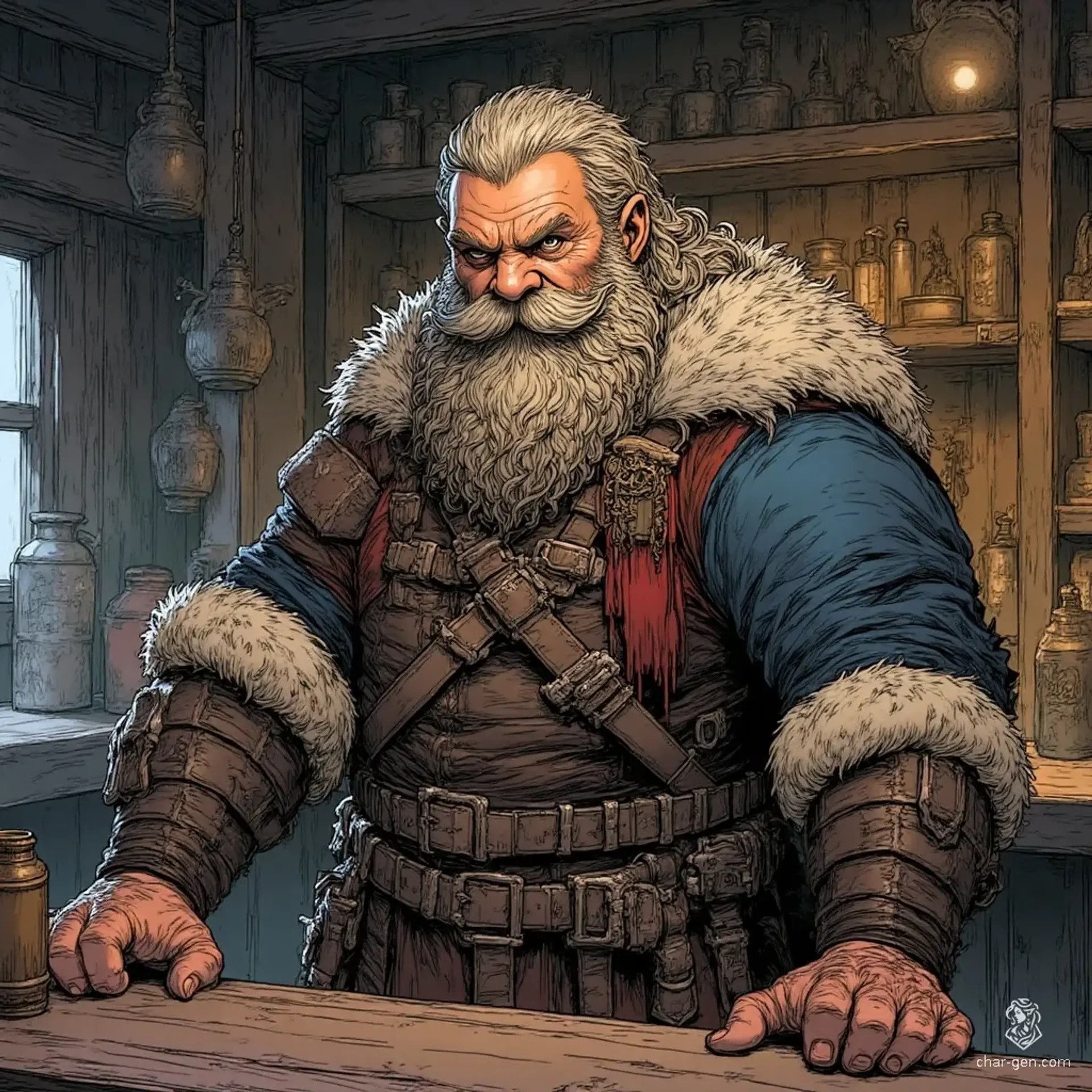 The Old Wench - AI-generated fantasy Tavern