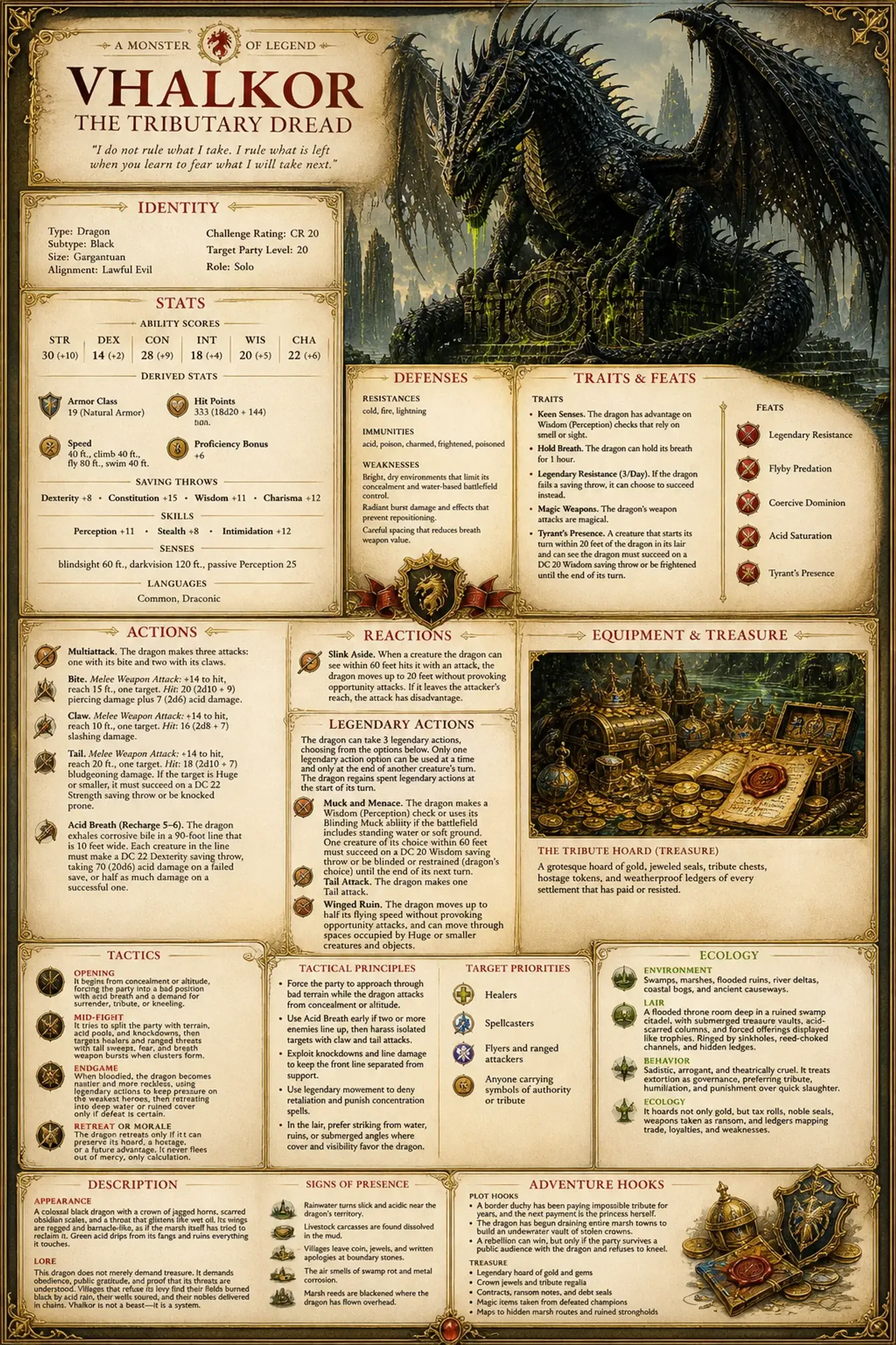 Monster Sheet