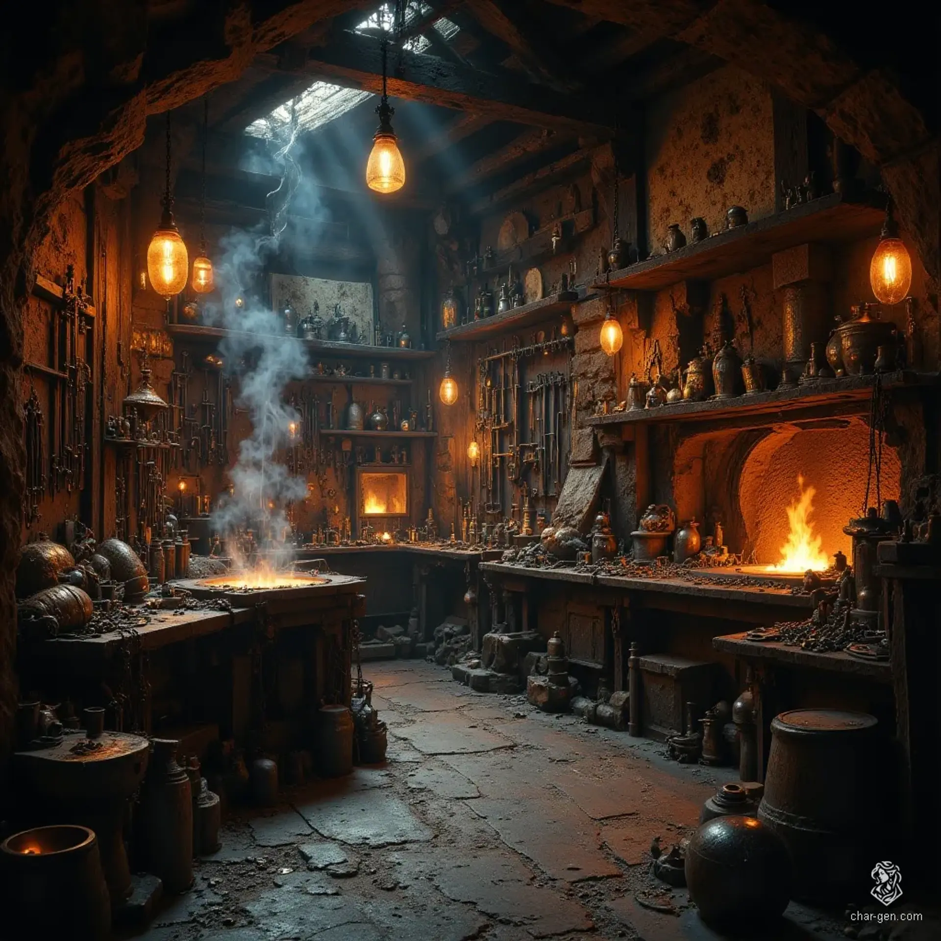 Ironhand's Forge - AI-generated fantasy Shop