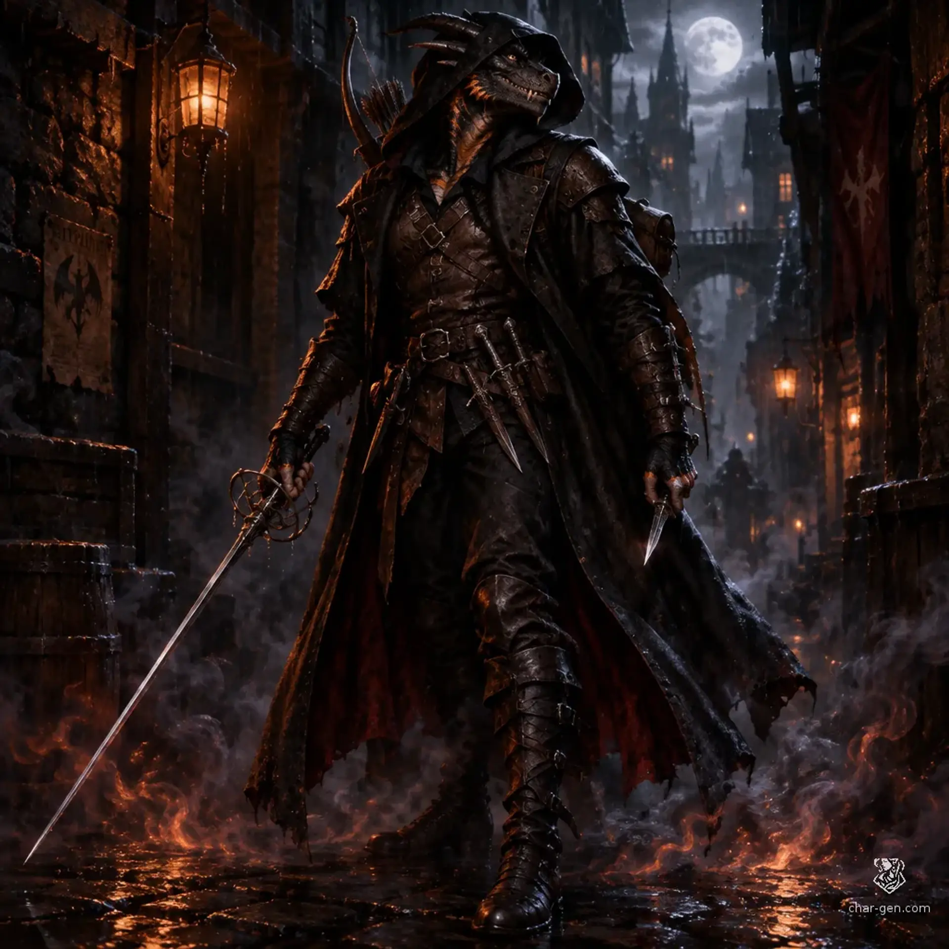 fang - AI-generated fantasy Character