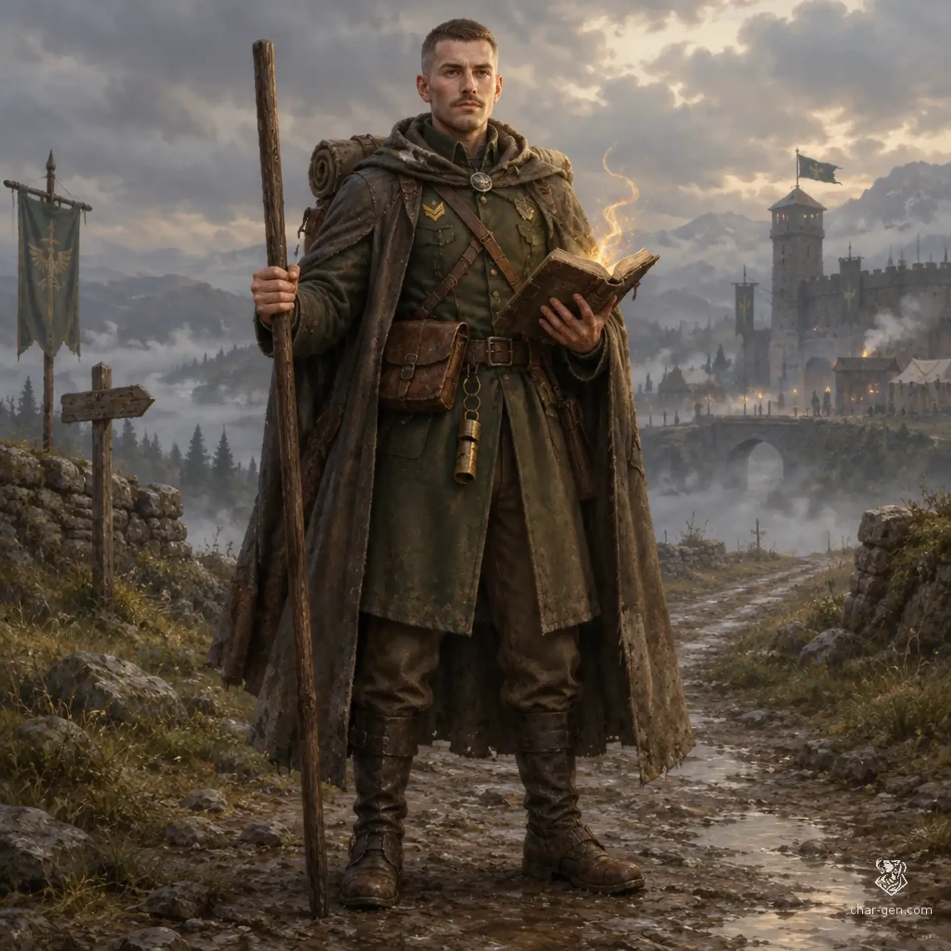 Vergil - AI-generated fantasy Character