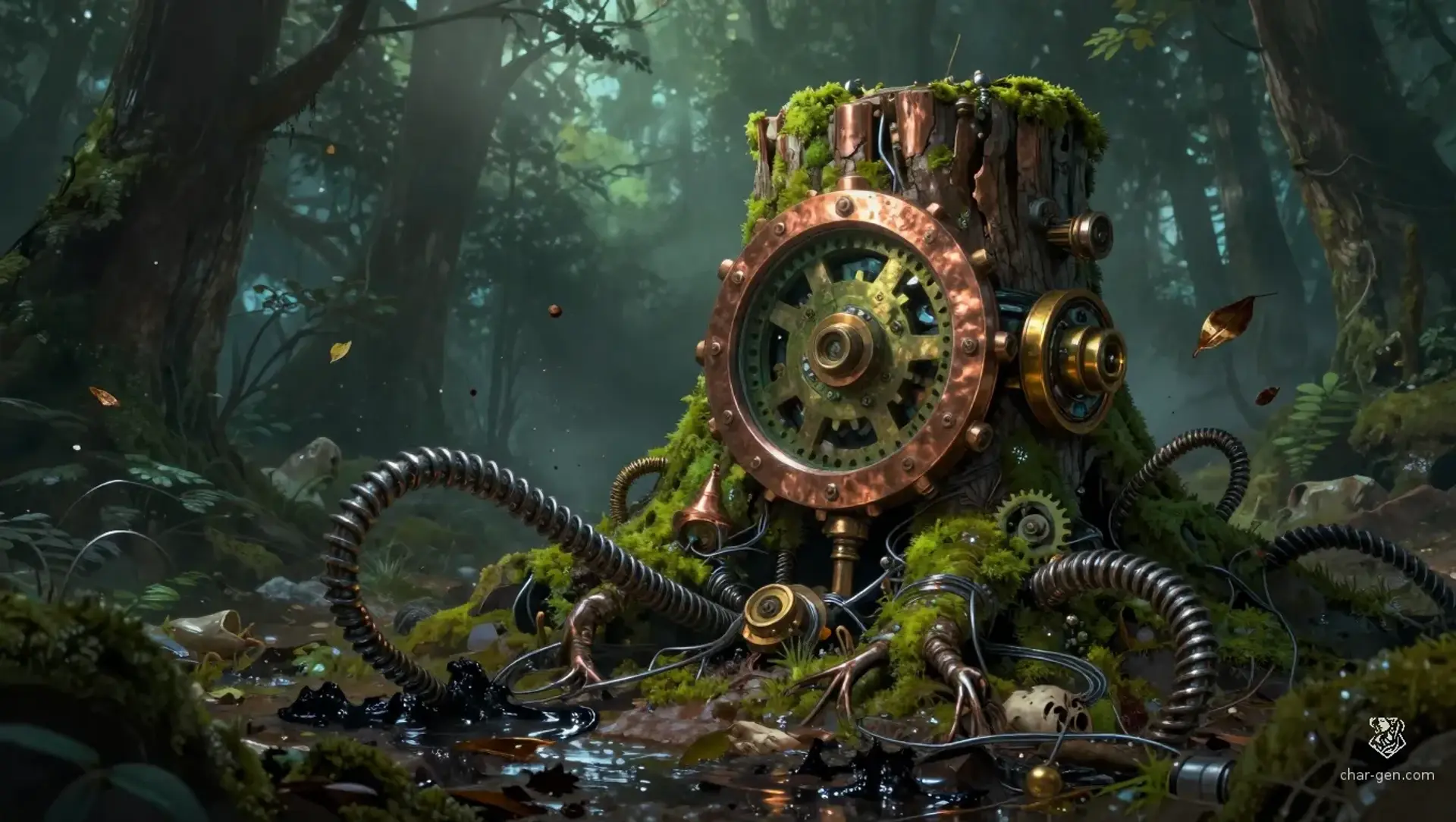 The Copper-Root Strangler - AI-generated fantasy Hazard