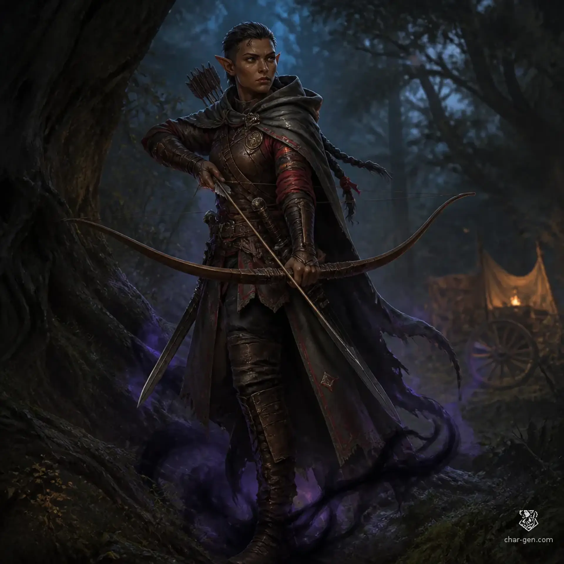 Sava Kerek - AI-generated fantasy Character