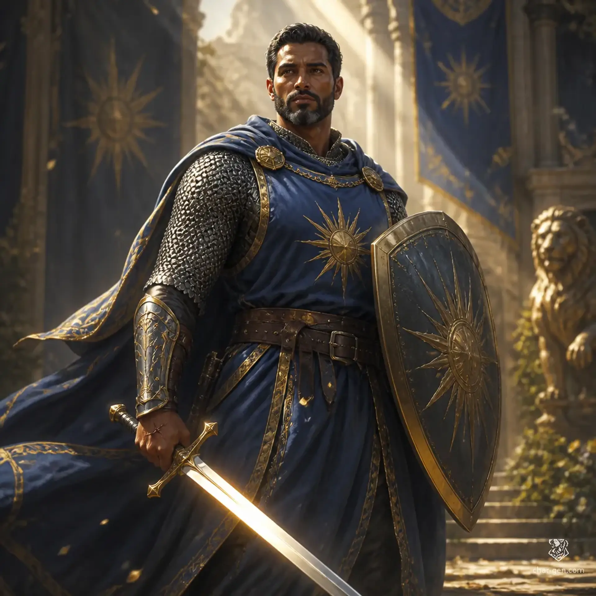 Beren Veyran - AI-generated fantasy Character