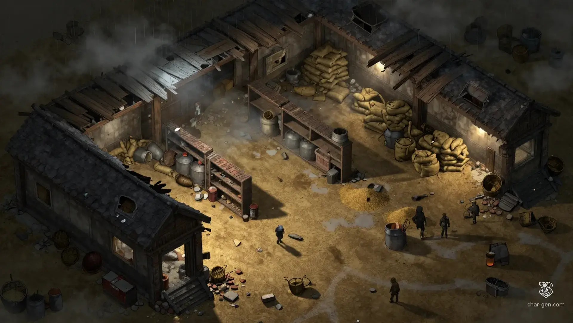 The Last Grain in the Ruined Store - AI-generated fantasy Encounter