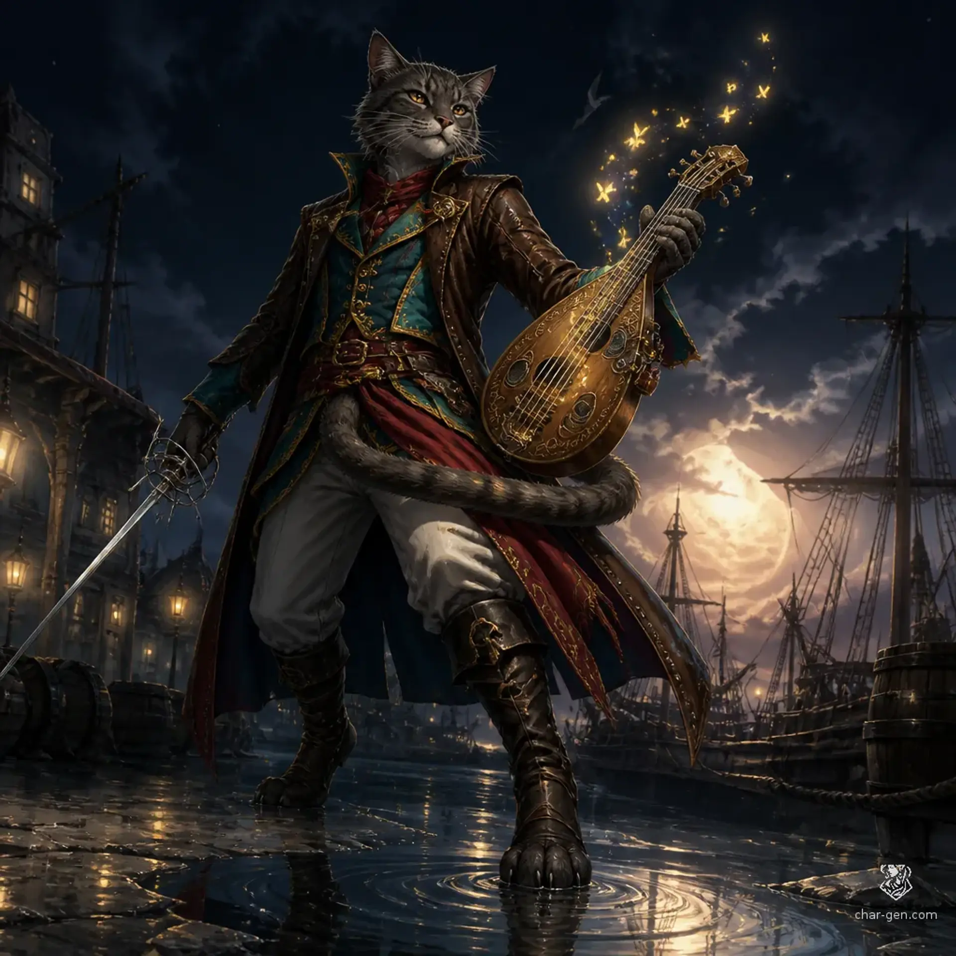 Veyr Salt-Scream - AI-generated fantasy Character