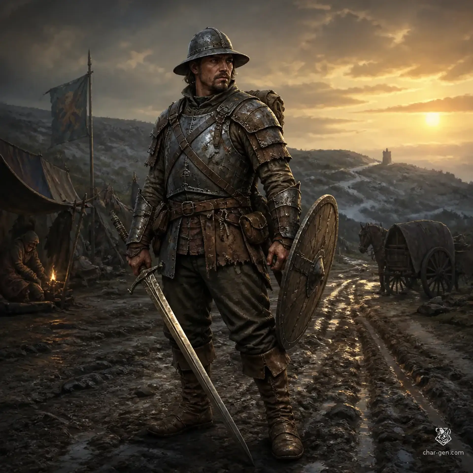 Roland Trexan - AI-generated fantasy Character