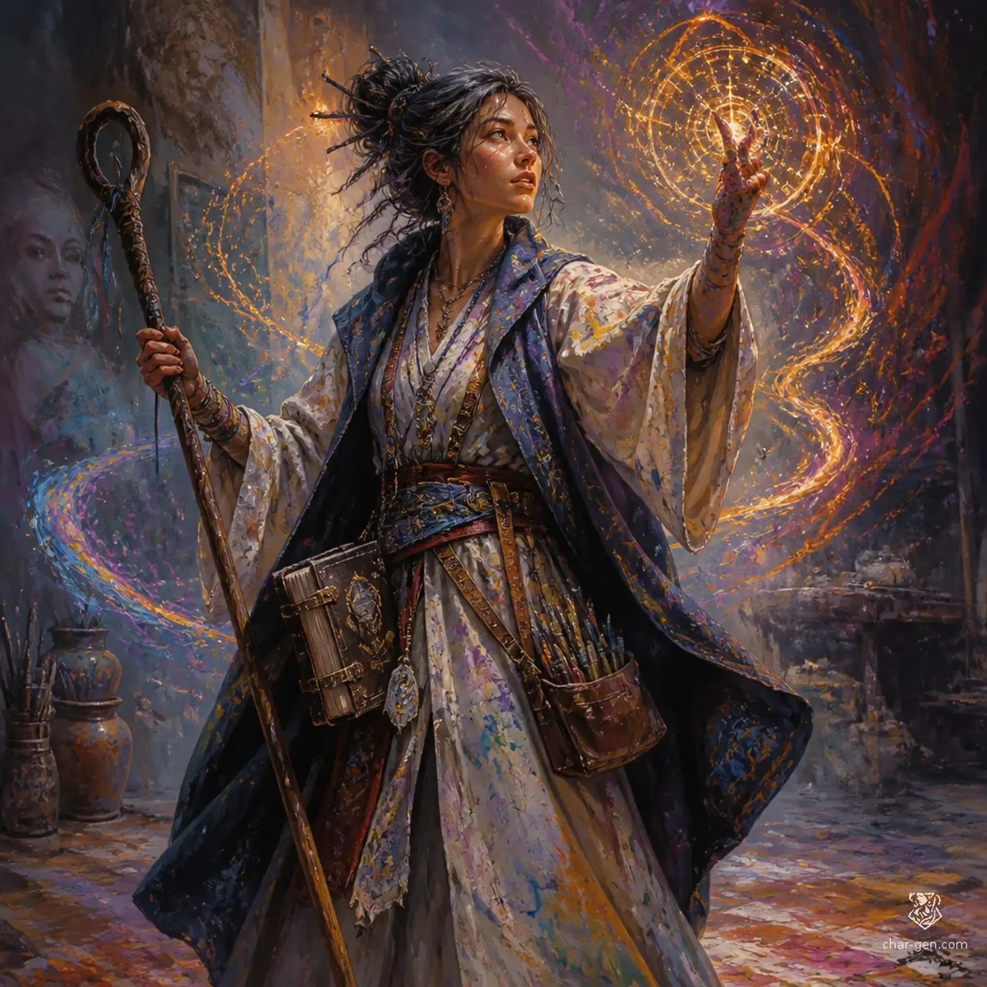 Seris Vale - AI-generated fantasy Character