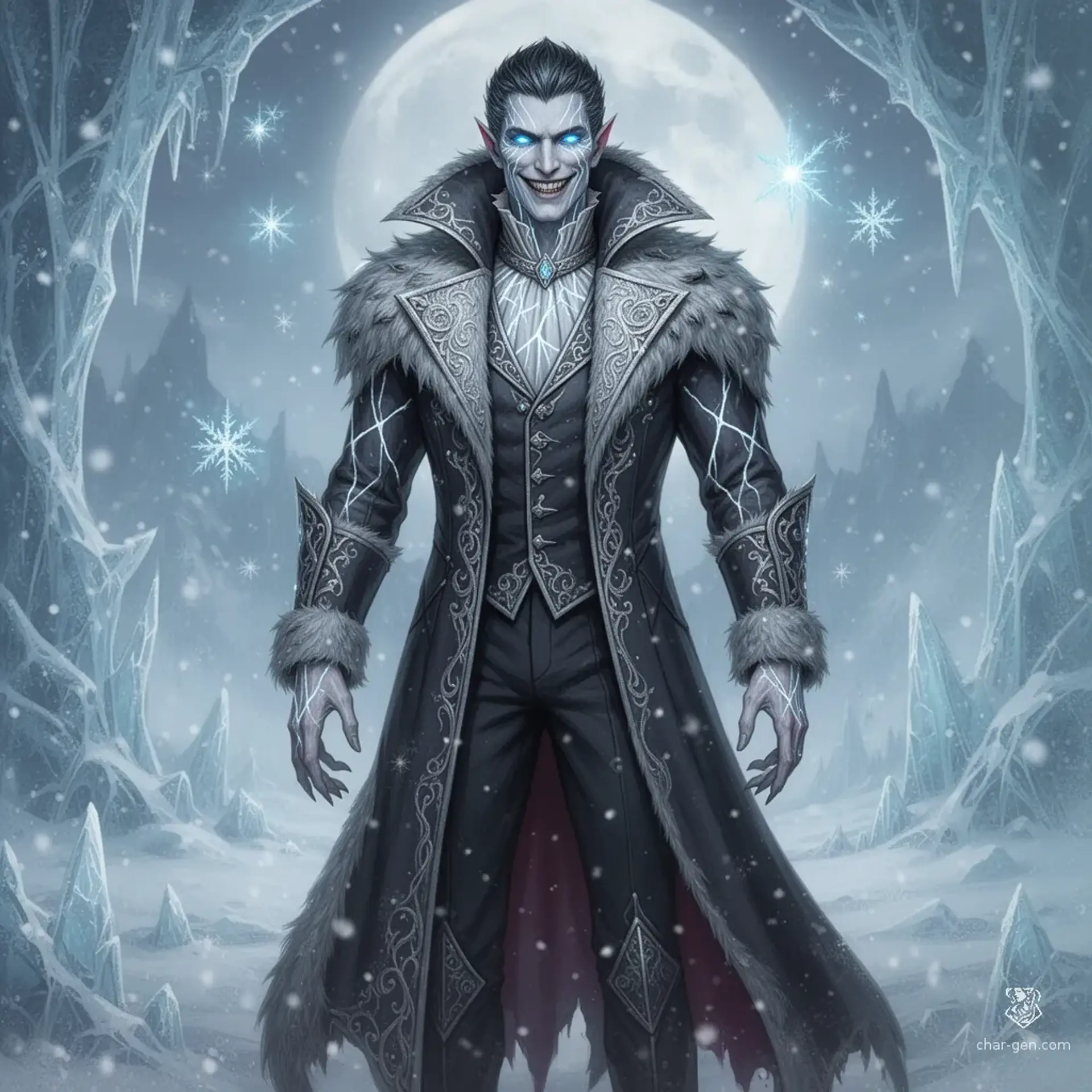 Eirakhen, the Frostblight Count - AI-generated fantasy Monster
