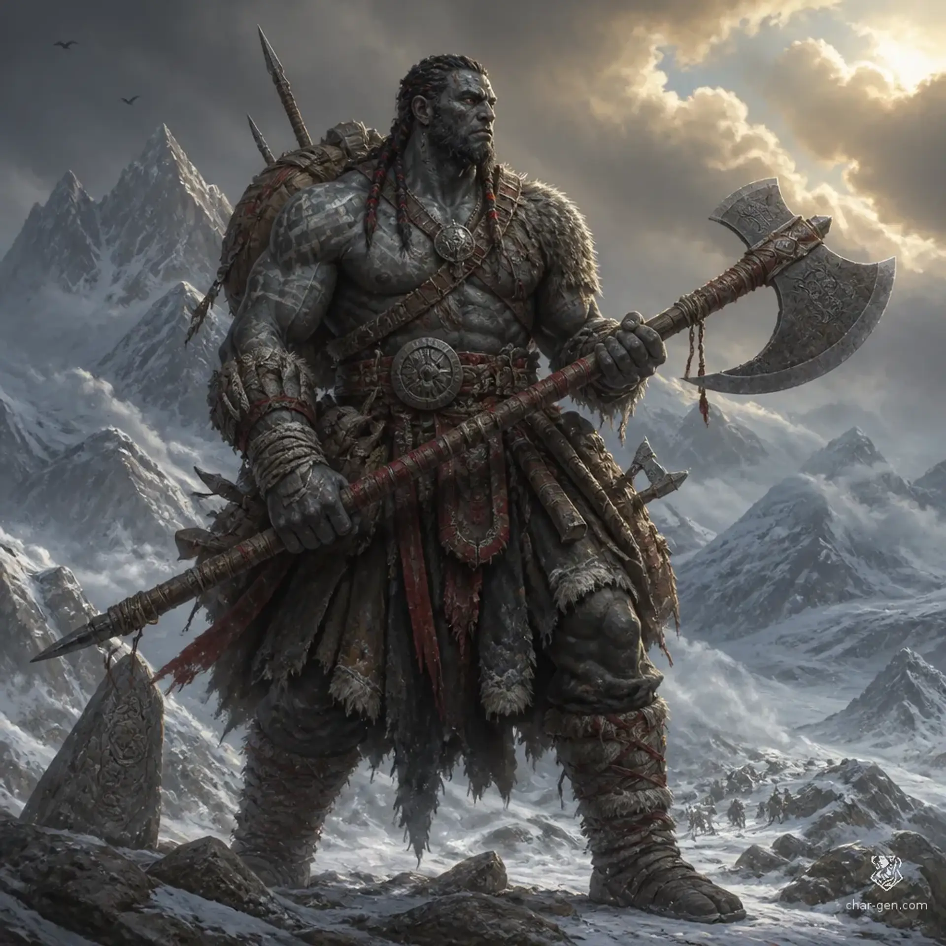 Korzsak - AI-generated fantasy Character