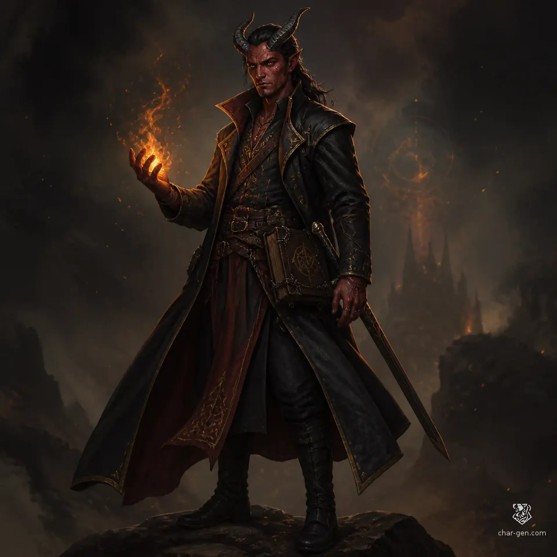 Desolation - AI-generated fantasy Character