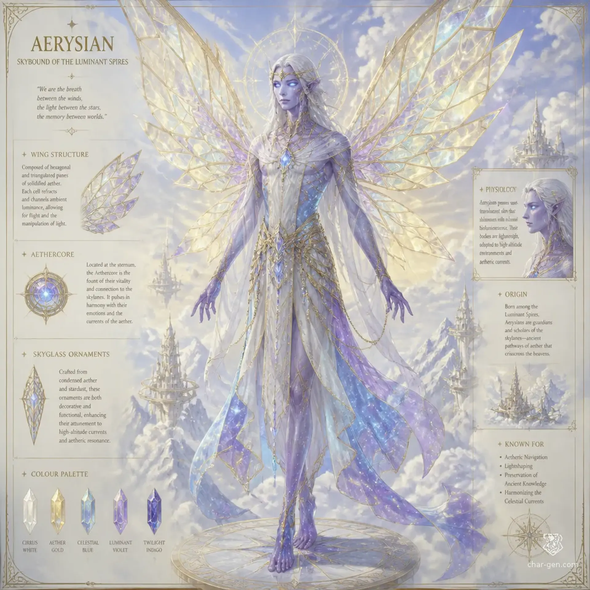 Vailen - AI-generated fantasy Species