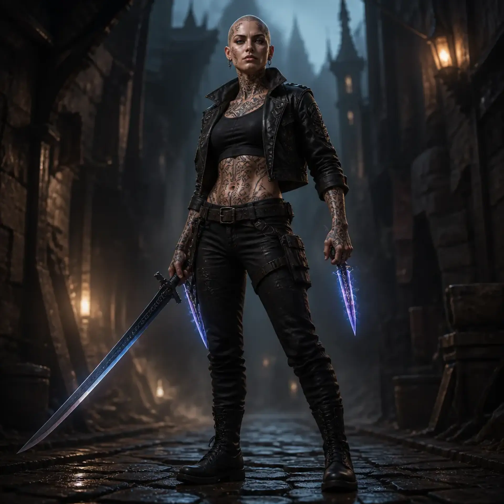 Vikasha - AI-generated fantasy Character