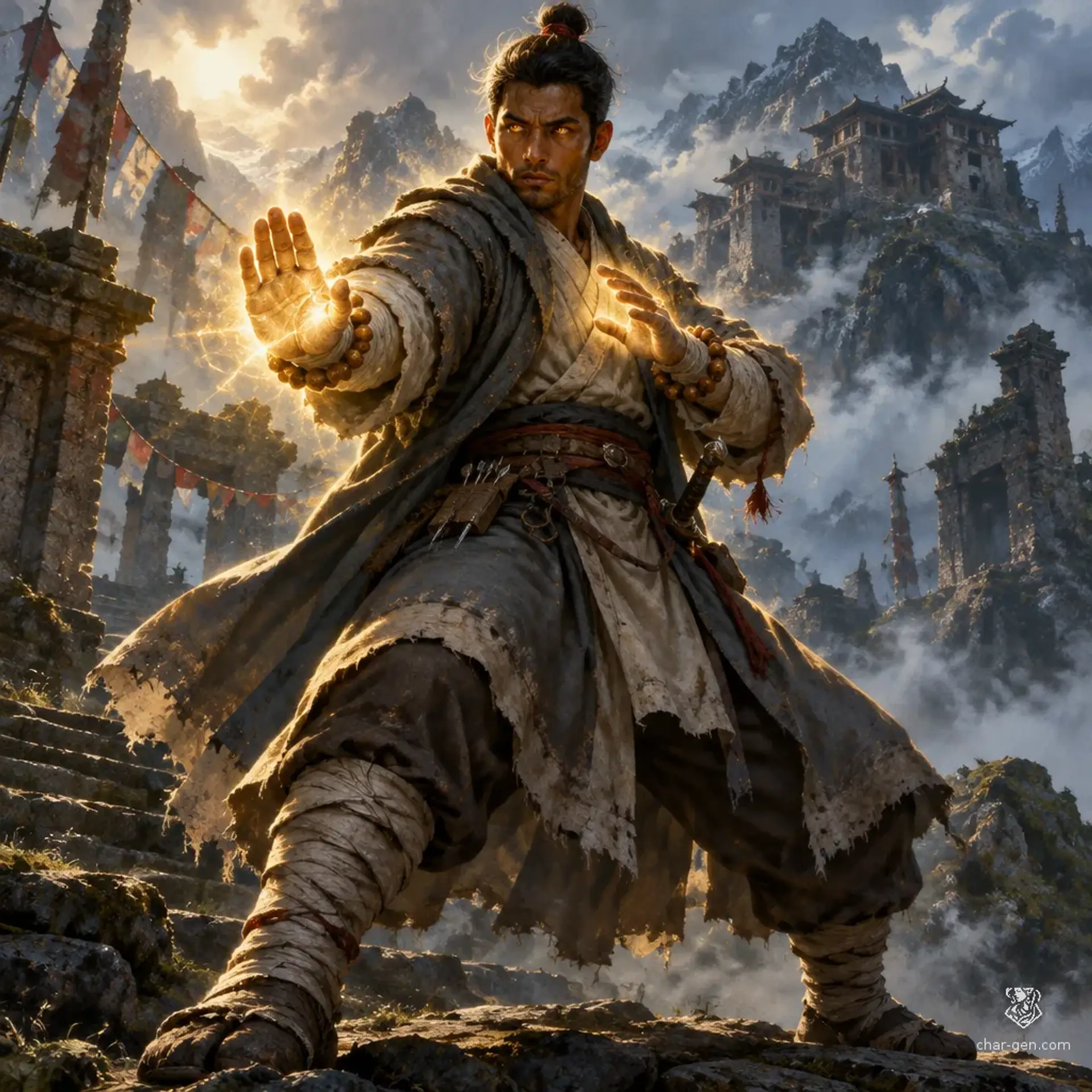 Ketrik Meshki - AI-generated fantasy Character