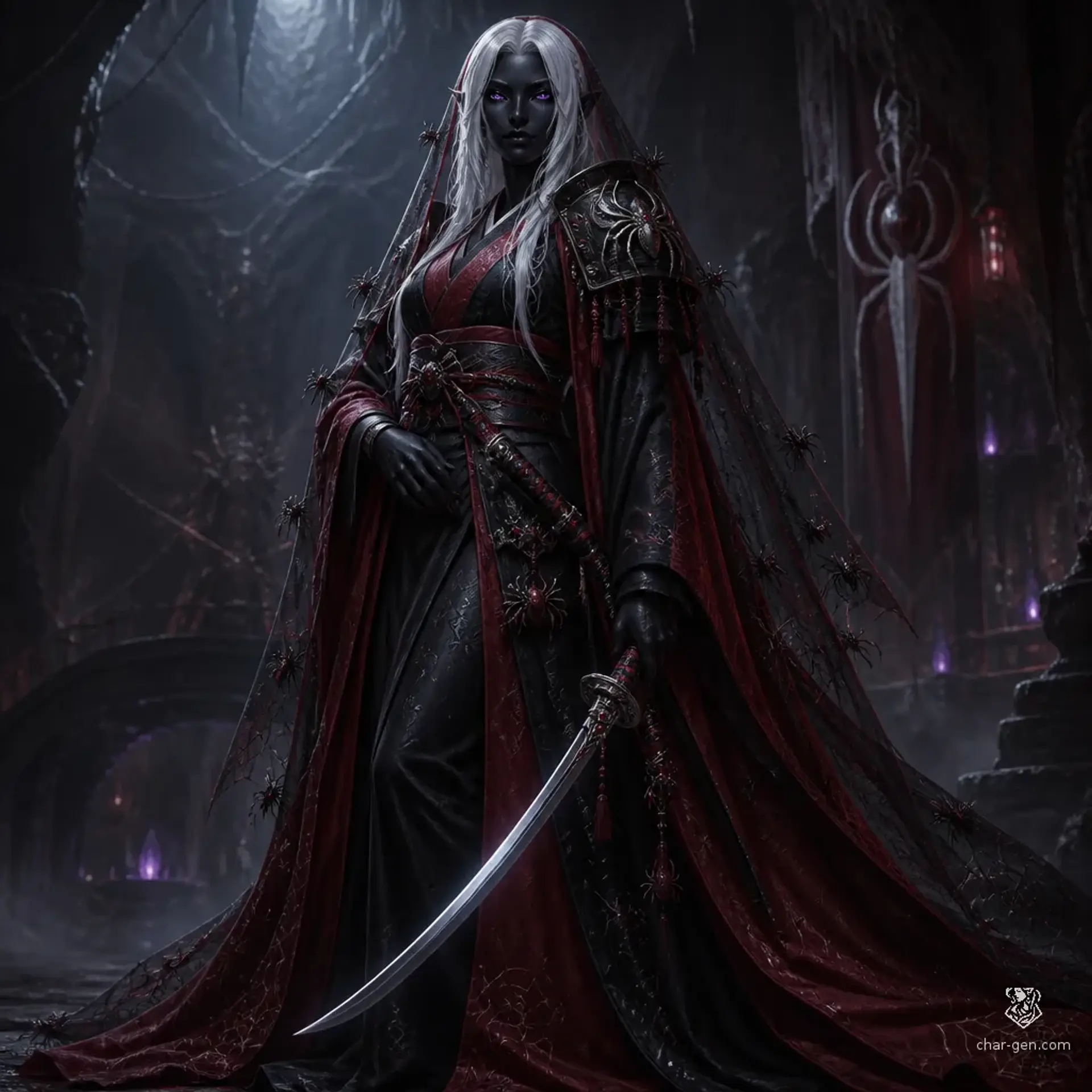Aurelia Malice - AI-generated fantasy Character