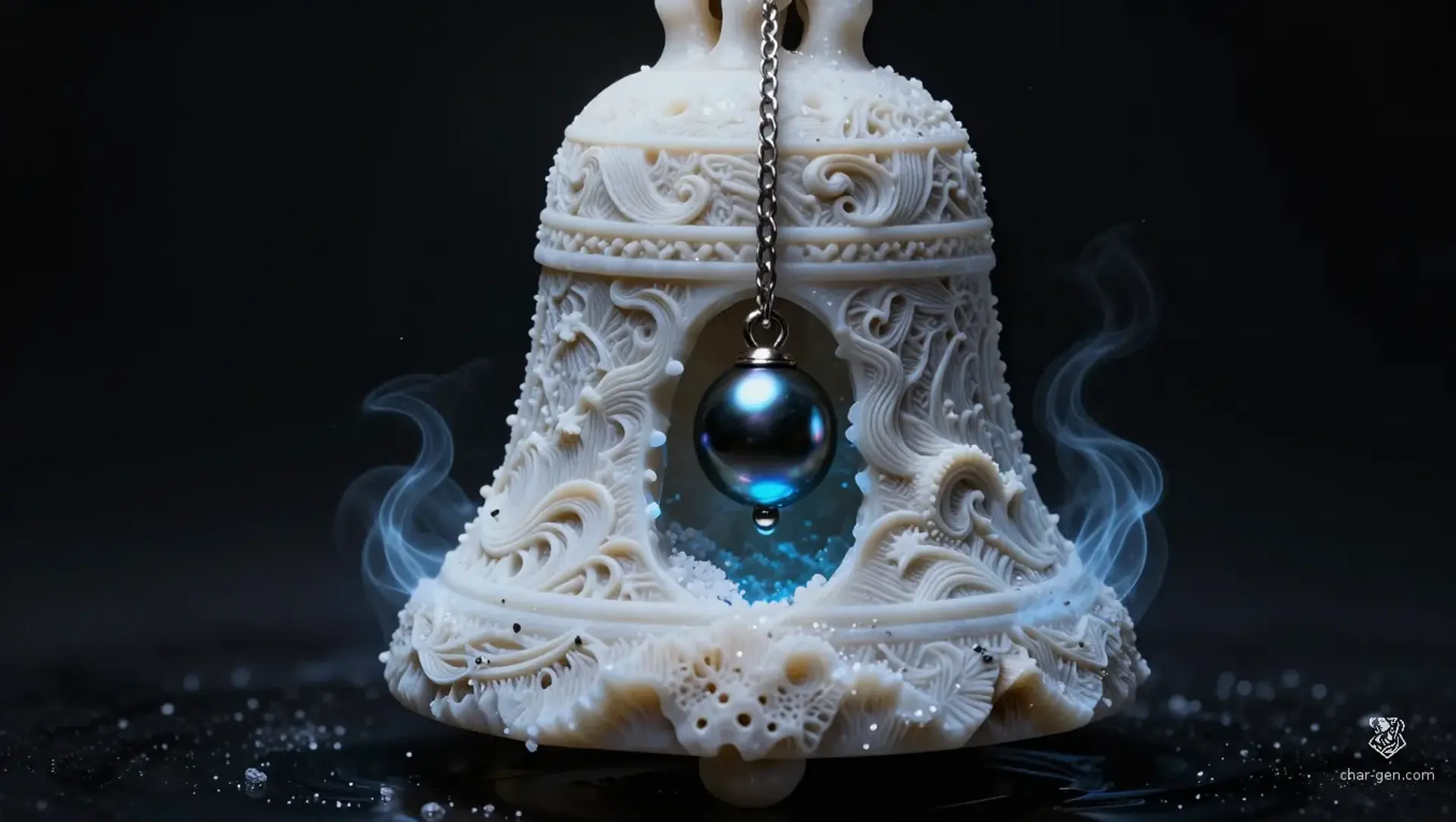 Bell of the Quiet Tide - AI-generated fantasy Magic Item