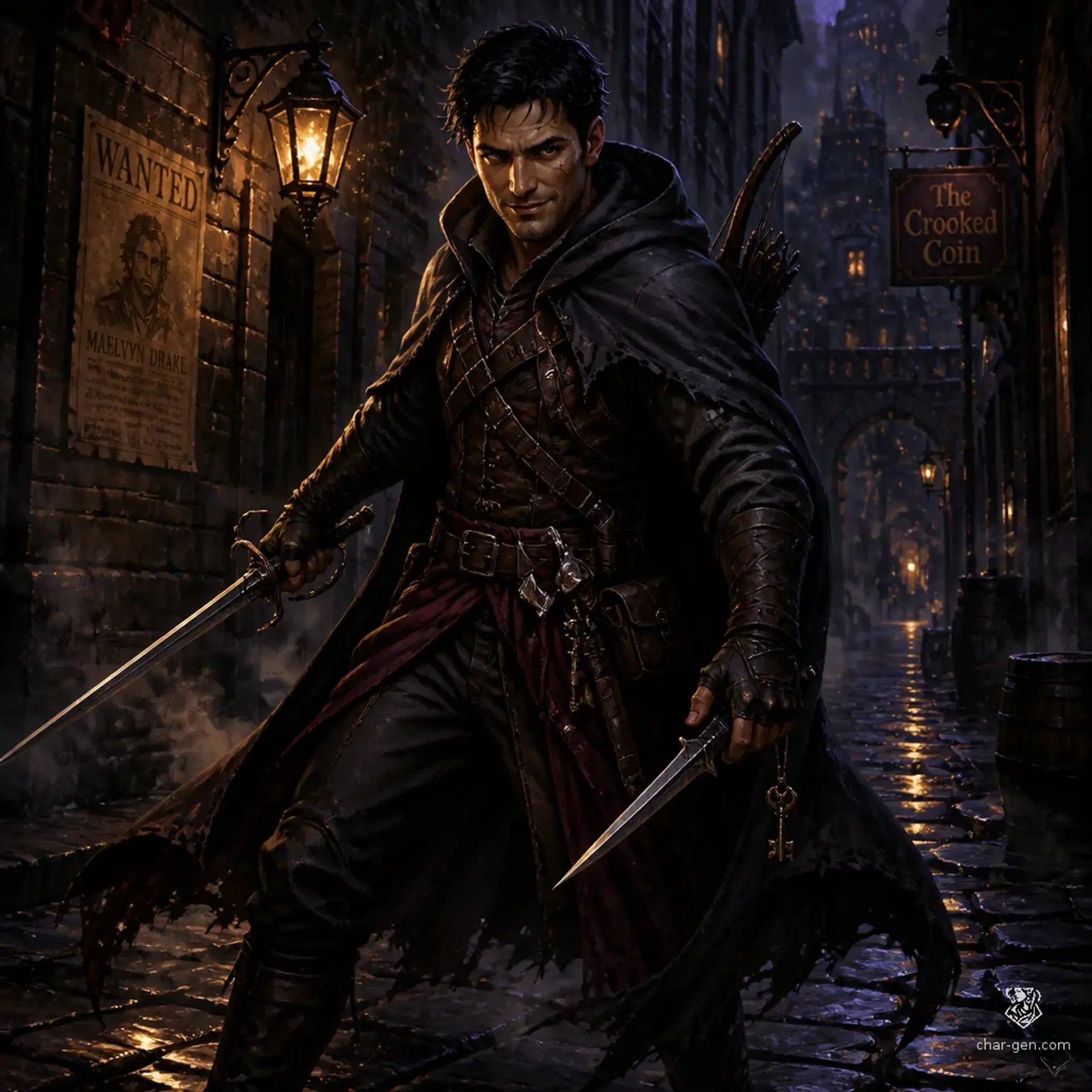 Darius - AI-generated fantasy Character