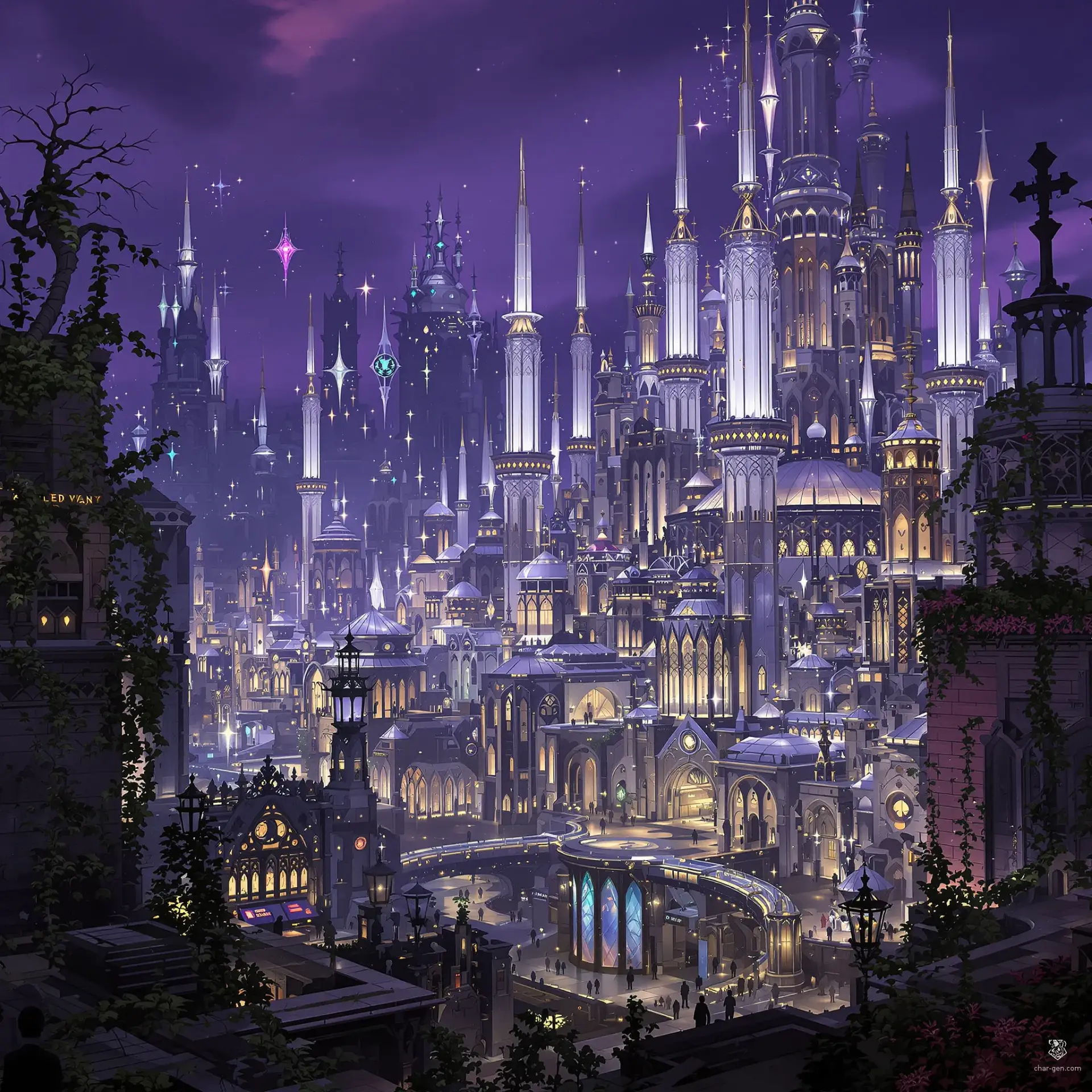 Sylvaranth - AI-generated fantasy Settlement