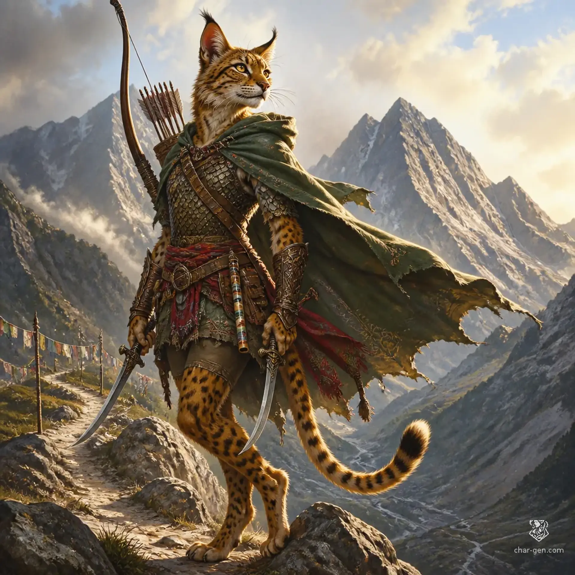 Chaskri Quispe - AI-generated fantasy Character