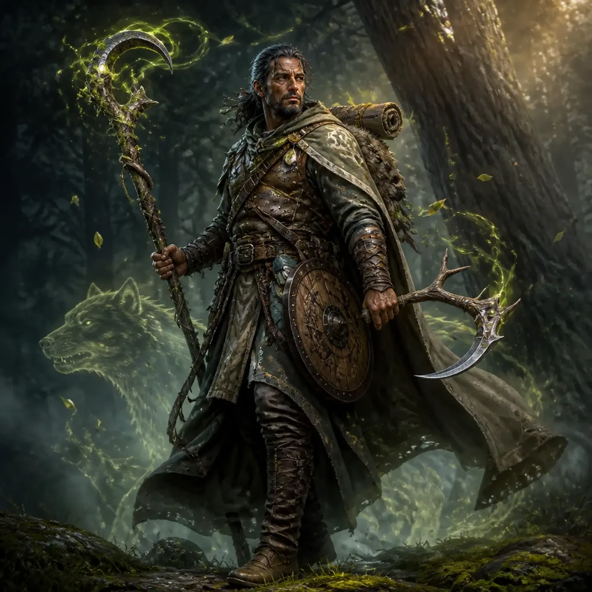 Kebi Draven - AI-generated fantasy Character