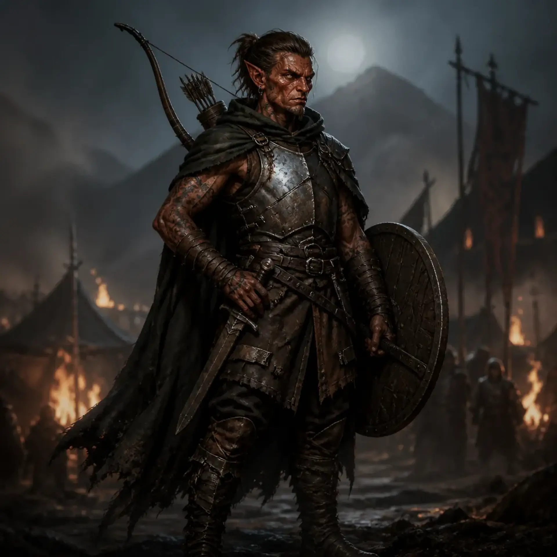 Bokk Varrik - AI-generated fantasy Character