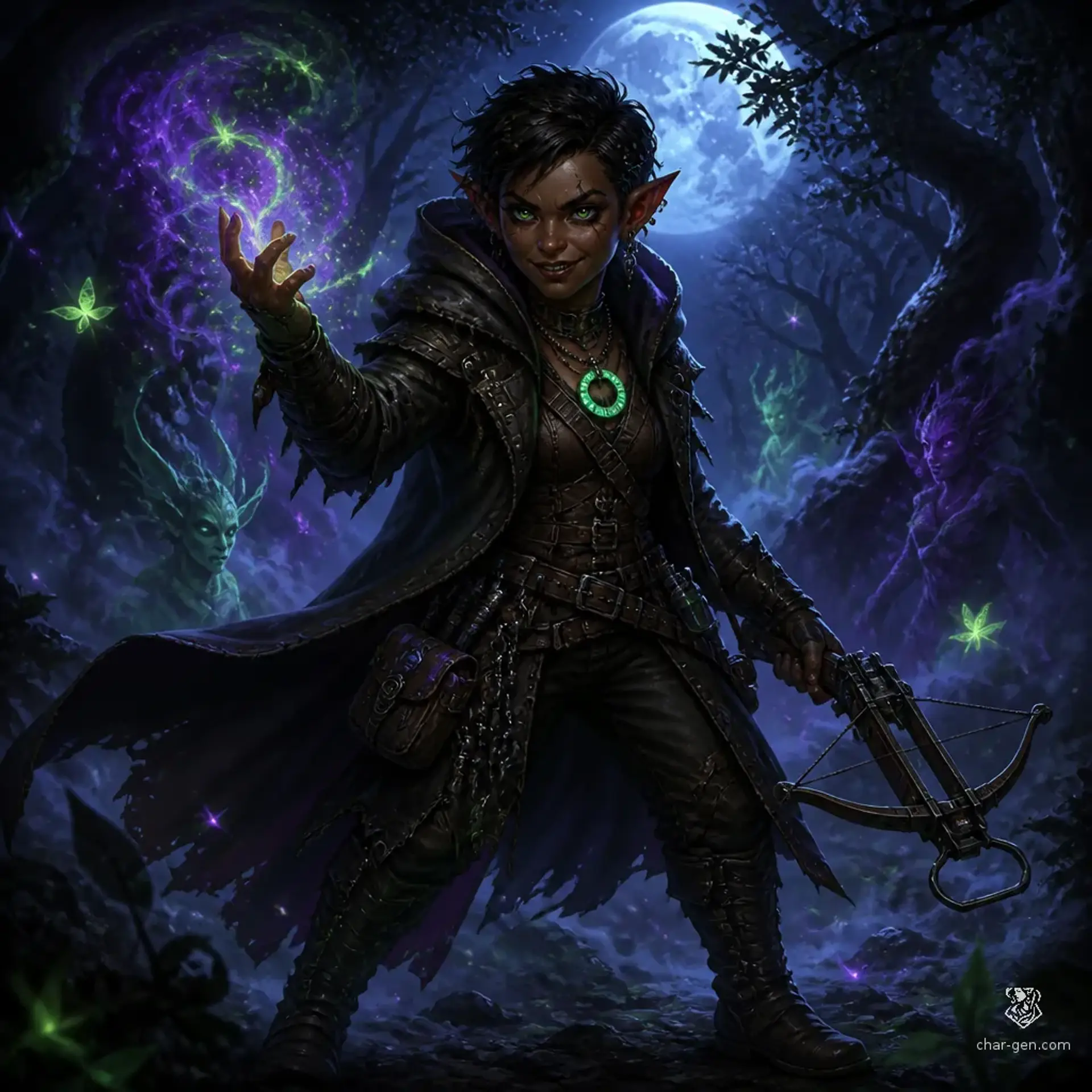 Sesha Rumi - AI-generated fantasy Character